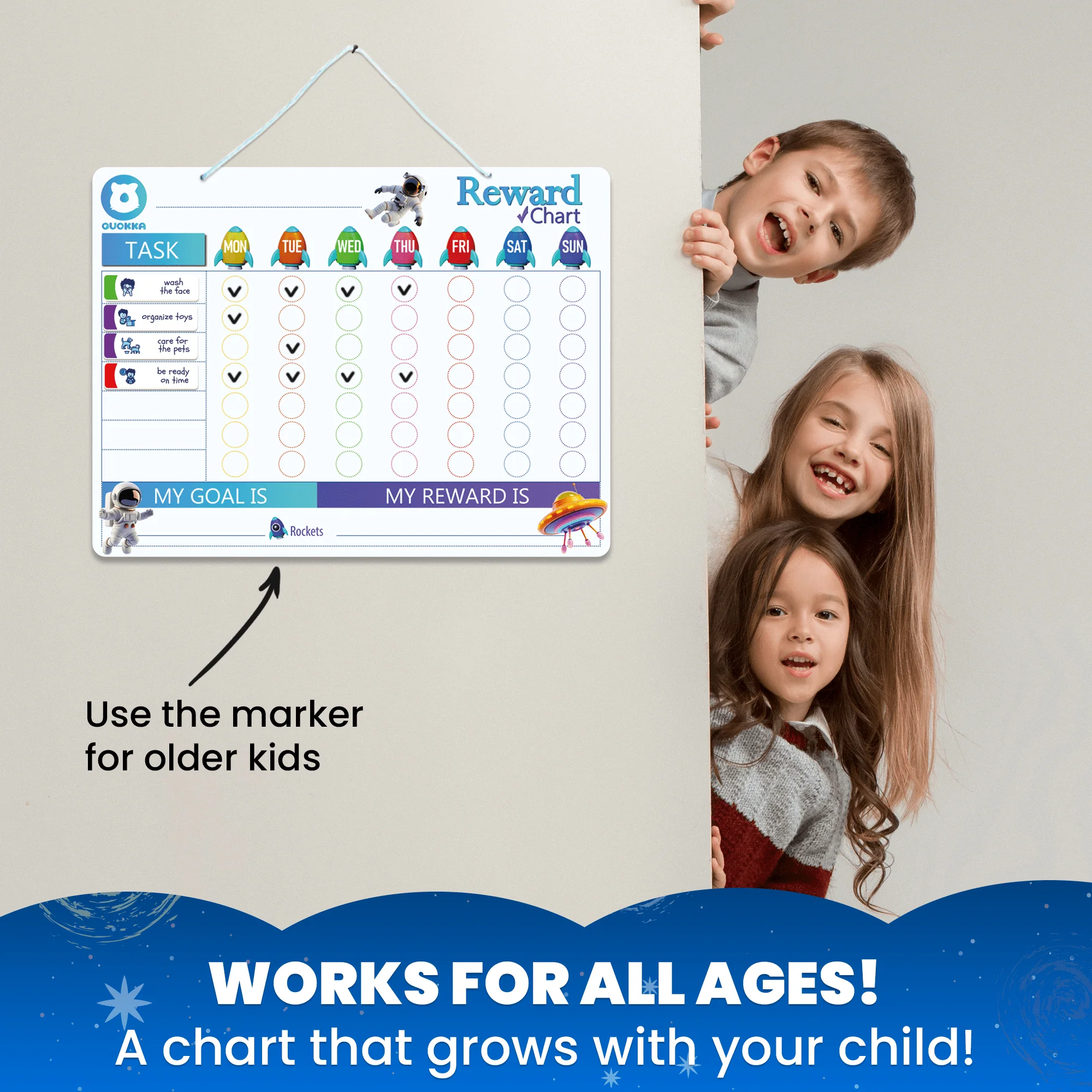 Magnetic Behavior Chore Chart for Kids - Boys Edition - Image 5