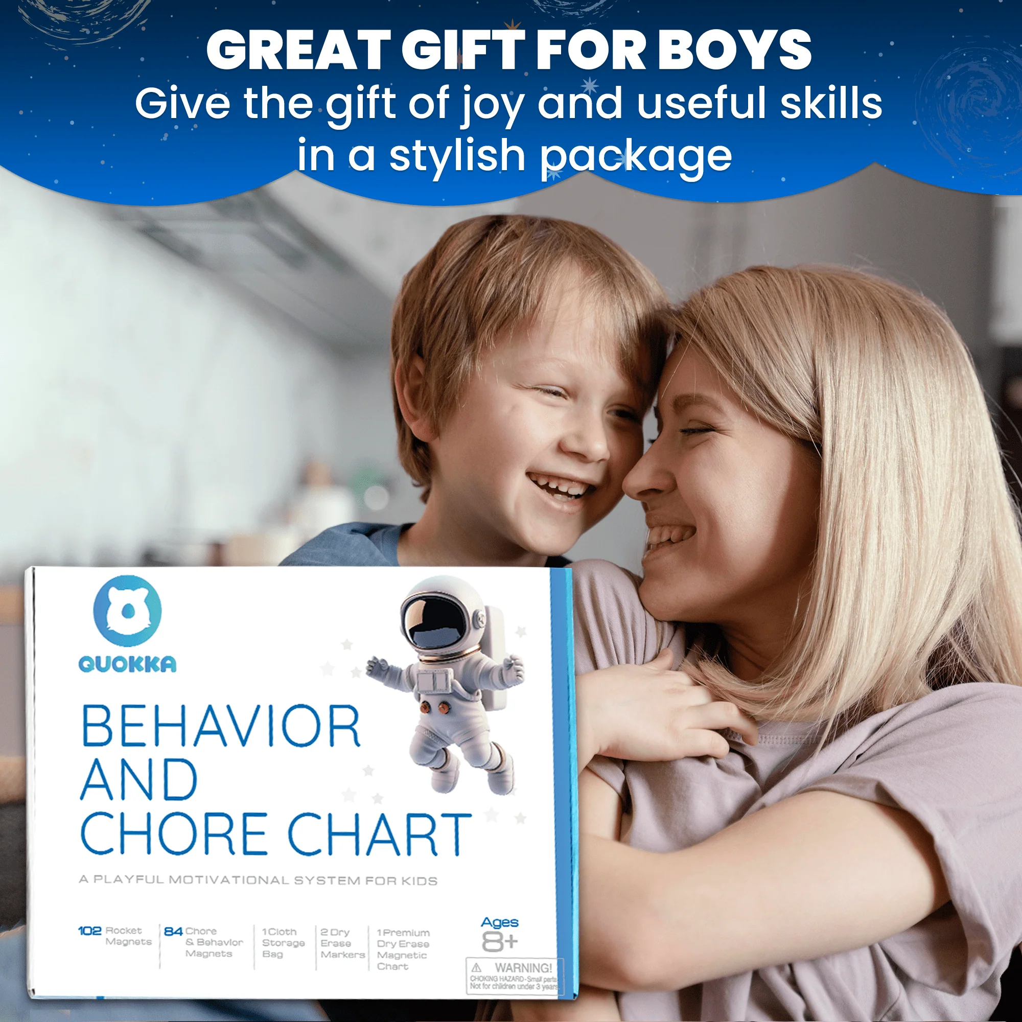 Magnetic Behavior Chore Chart for Kids - Boys Edition - Image 6