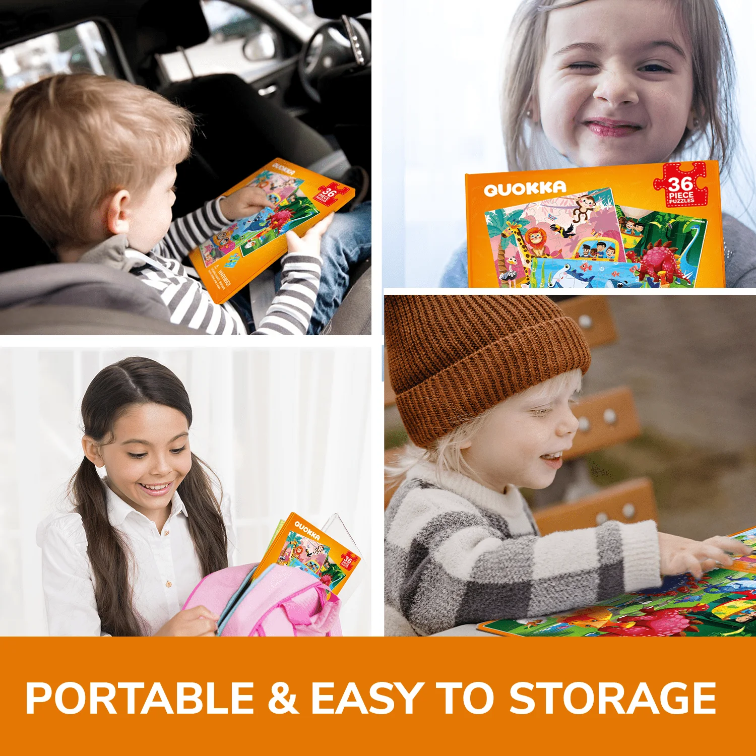 Magnetic Book 3x36 Pcs Puzzles for Kids | Ocean & Safari Animals - Image 5