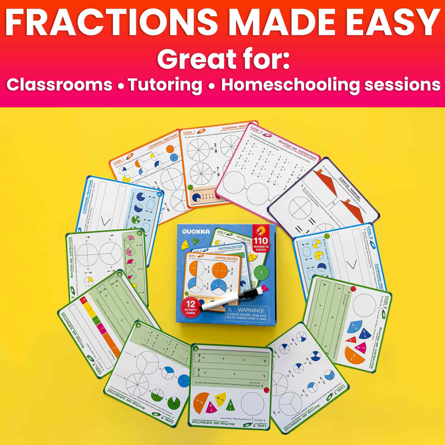 Magnetic Fractions Set – Hands-On Math Learning - Image 5