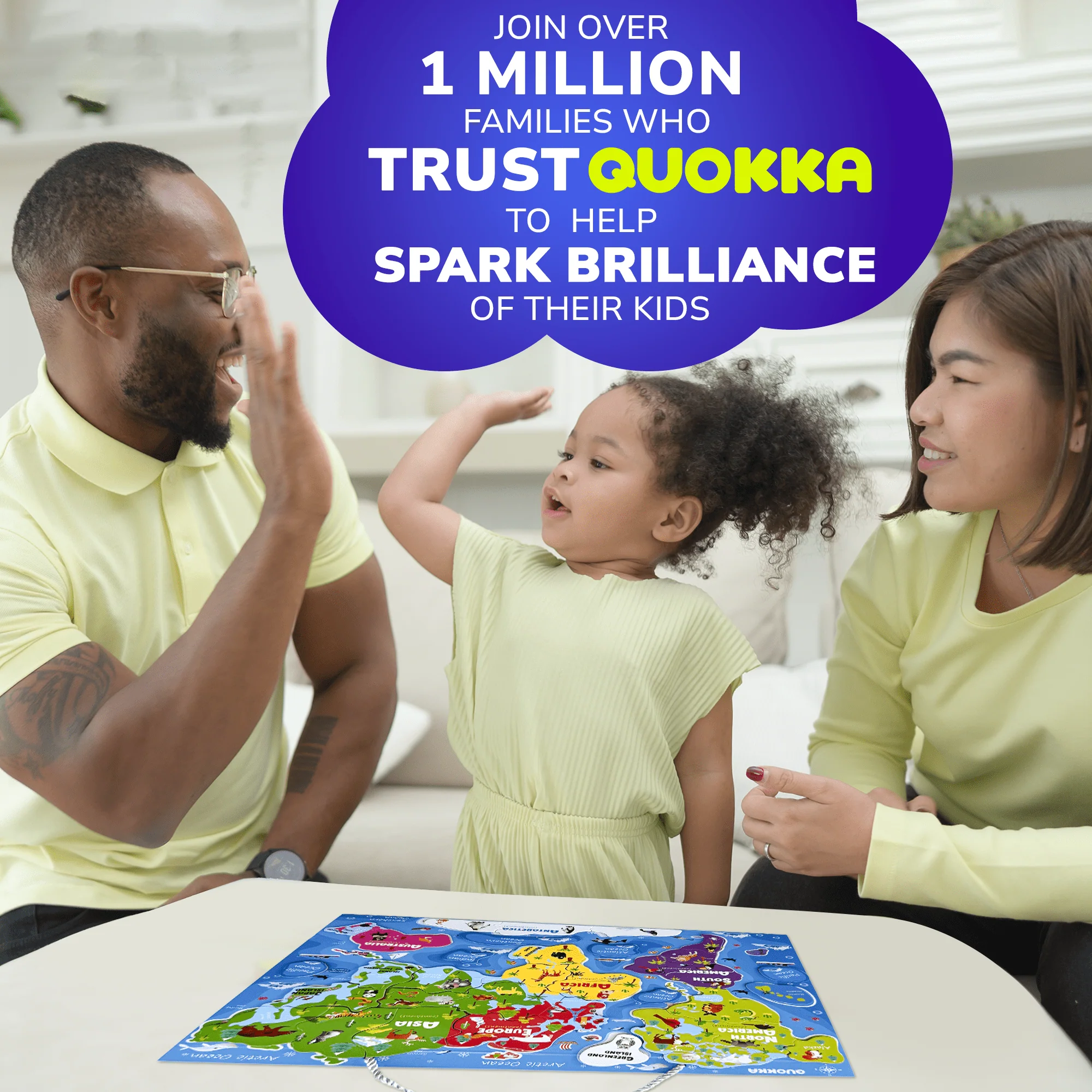 Magnetic 24 Piece Puzzles for Kids | World Map, USA, Space - Image 5