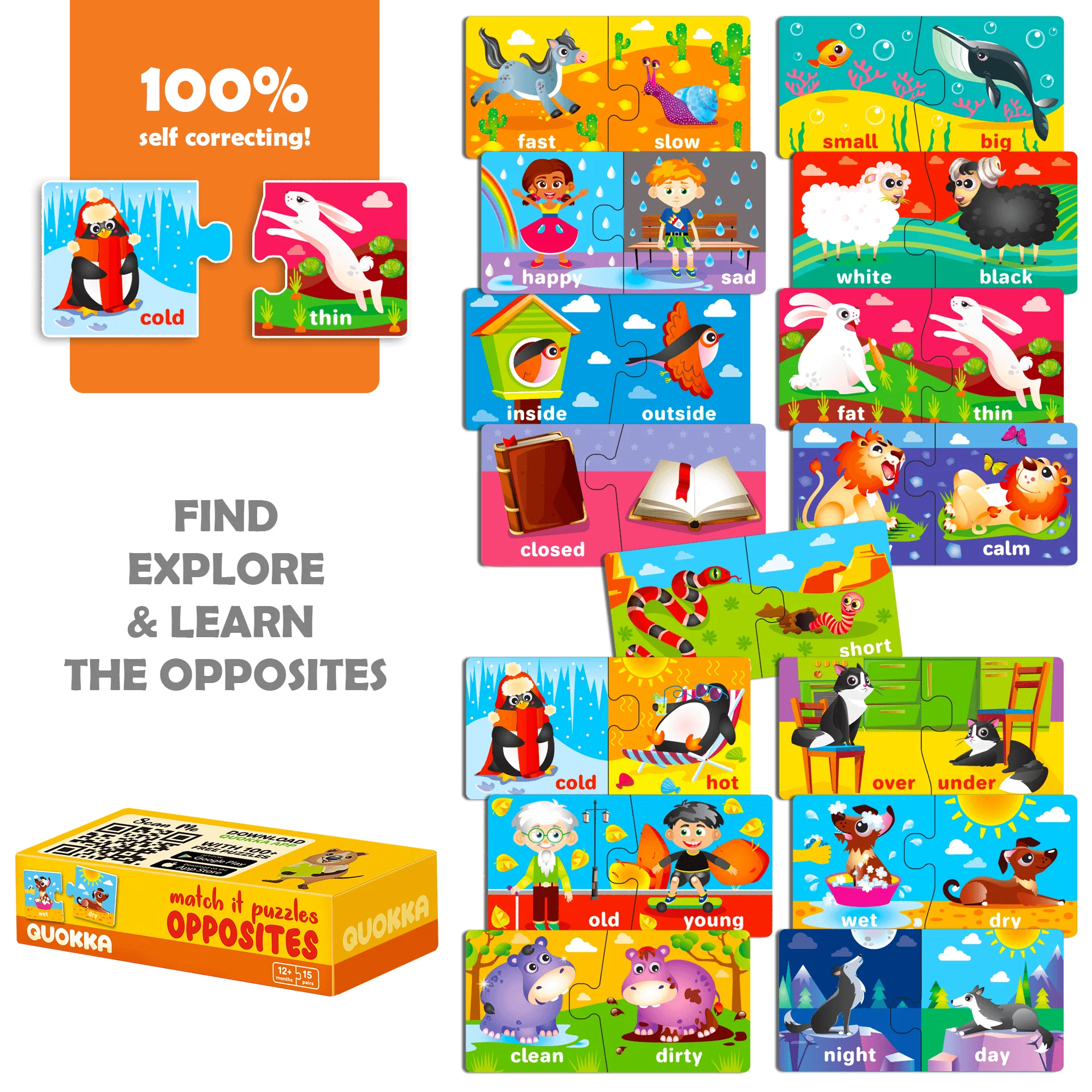 5 Set Matching Self Correcting Games for Kids - Image 3