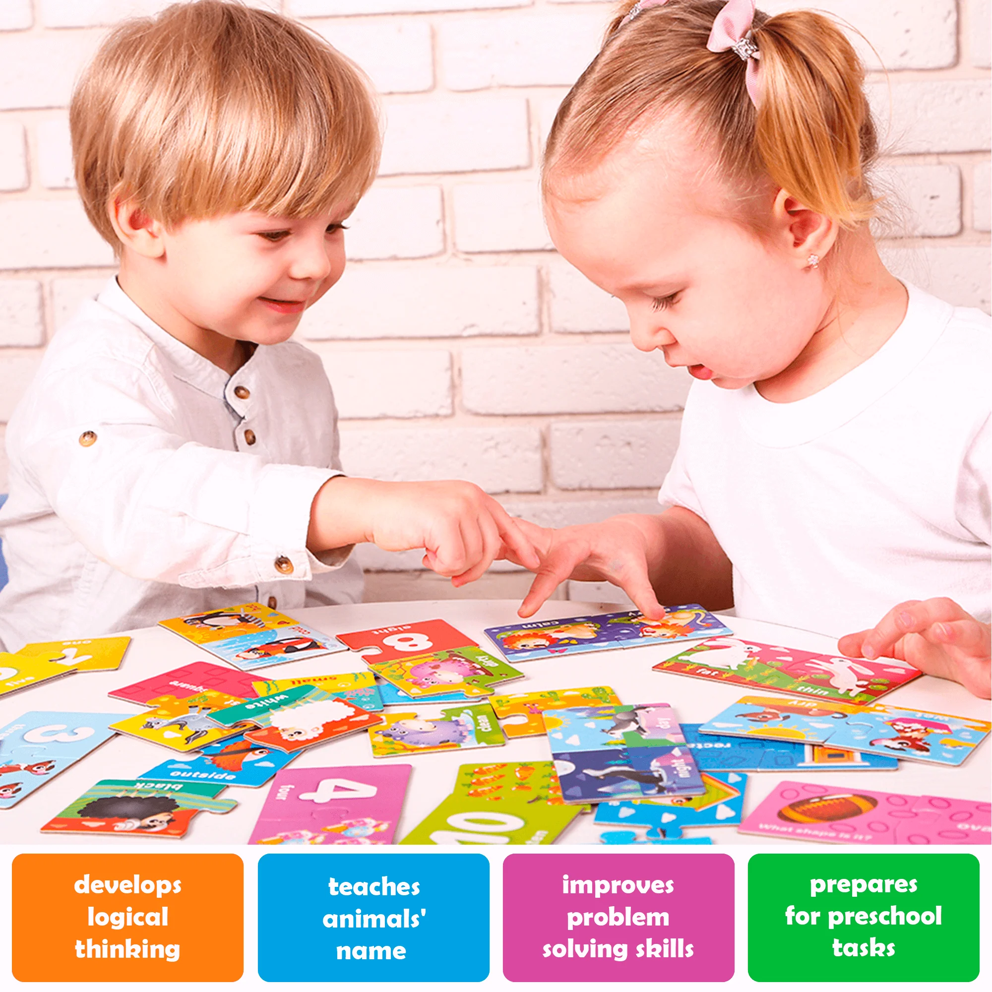 5 Set Matching Self Correcting Games for Kids - Image 8