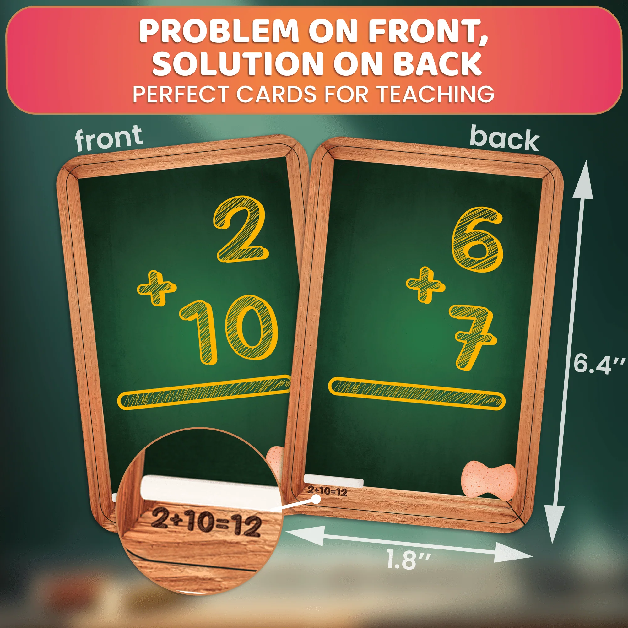 Math Multipack Flash Cards Set for Grades 1-3 - Image 3