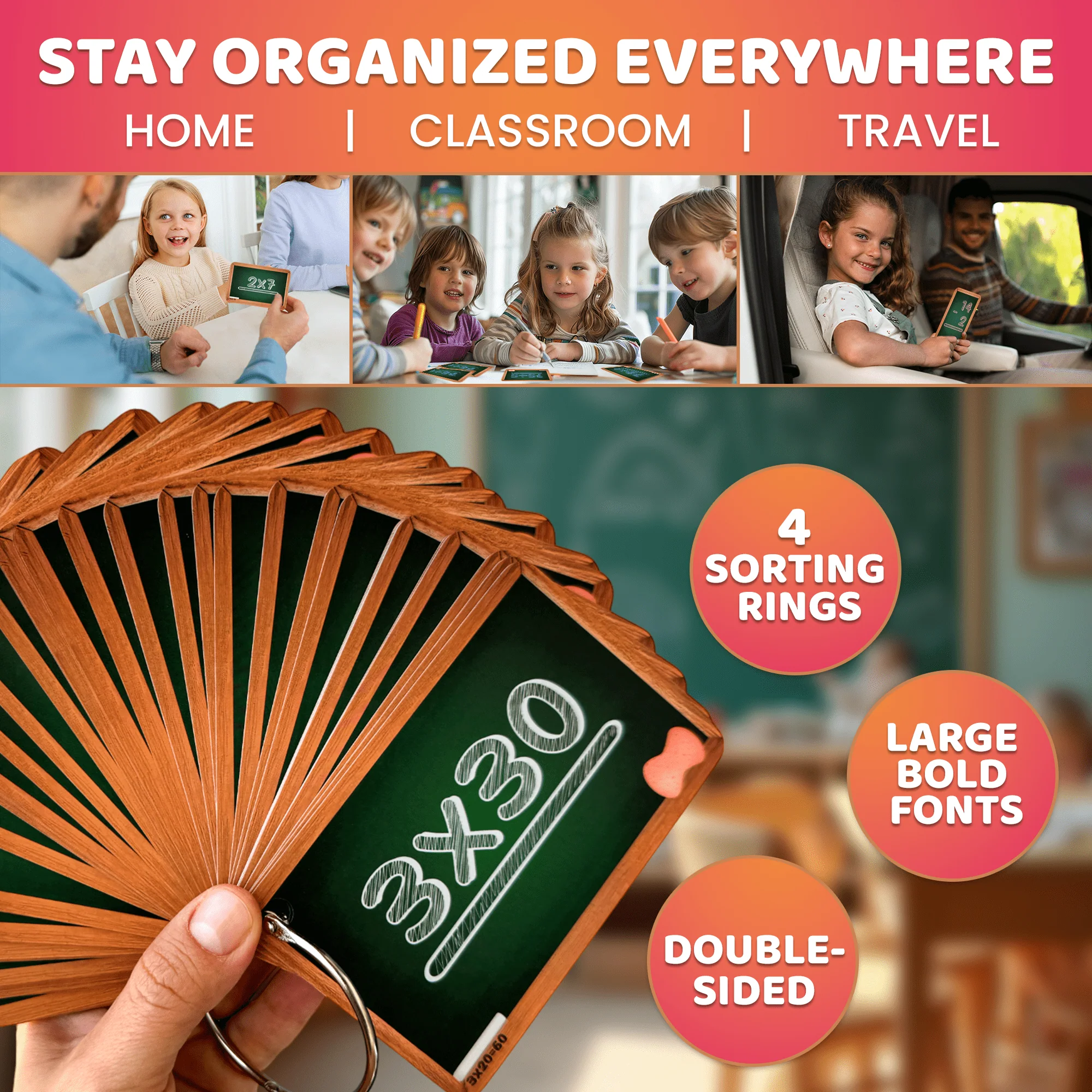 Math Multipack Flash Cards Set for Grades 1-3 - Image 4