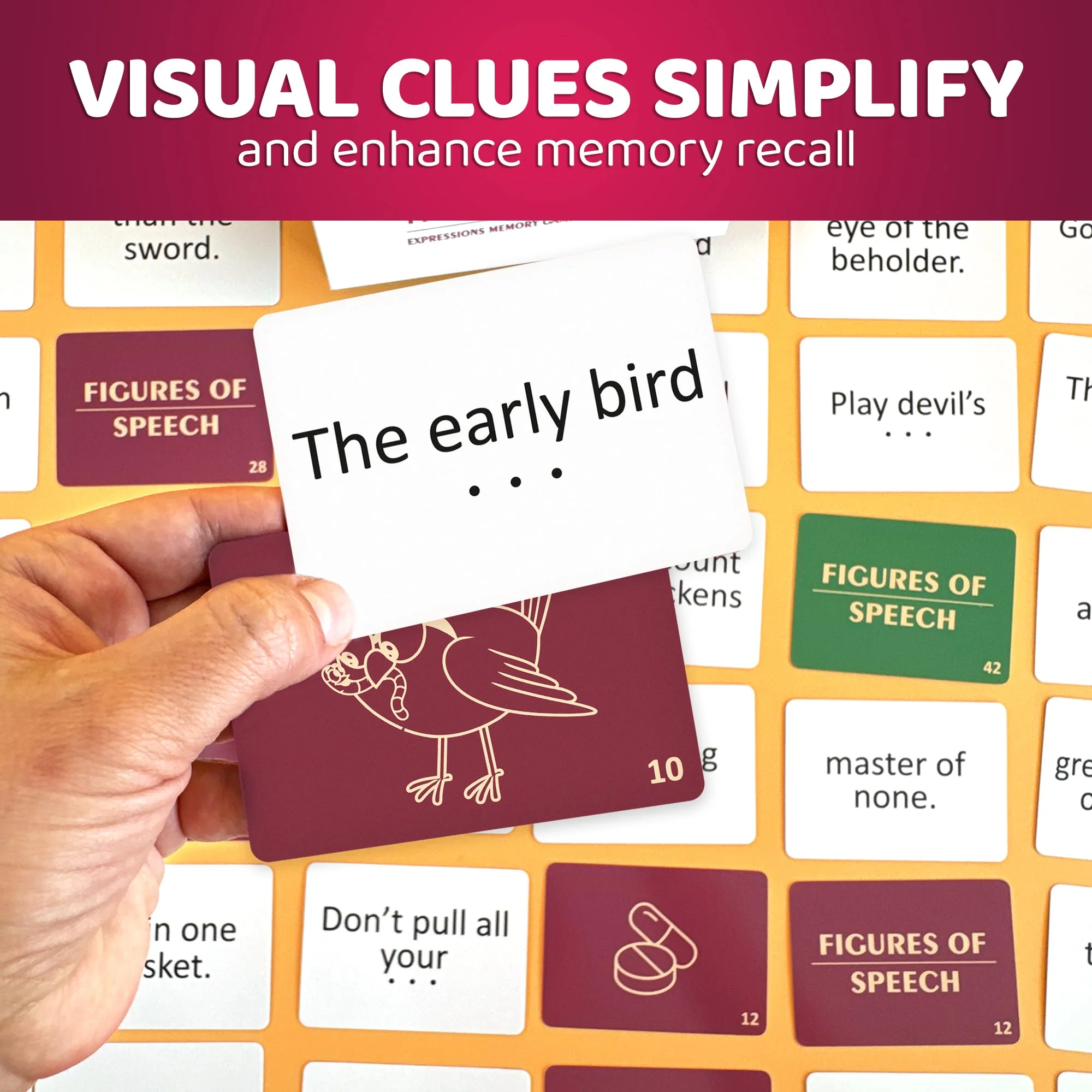 Memory Card Game for Seniors - Figures of Speech Cards - Image 4