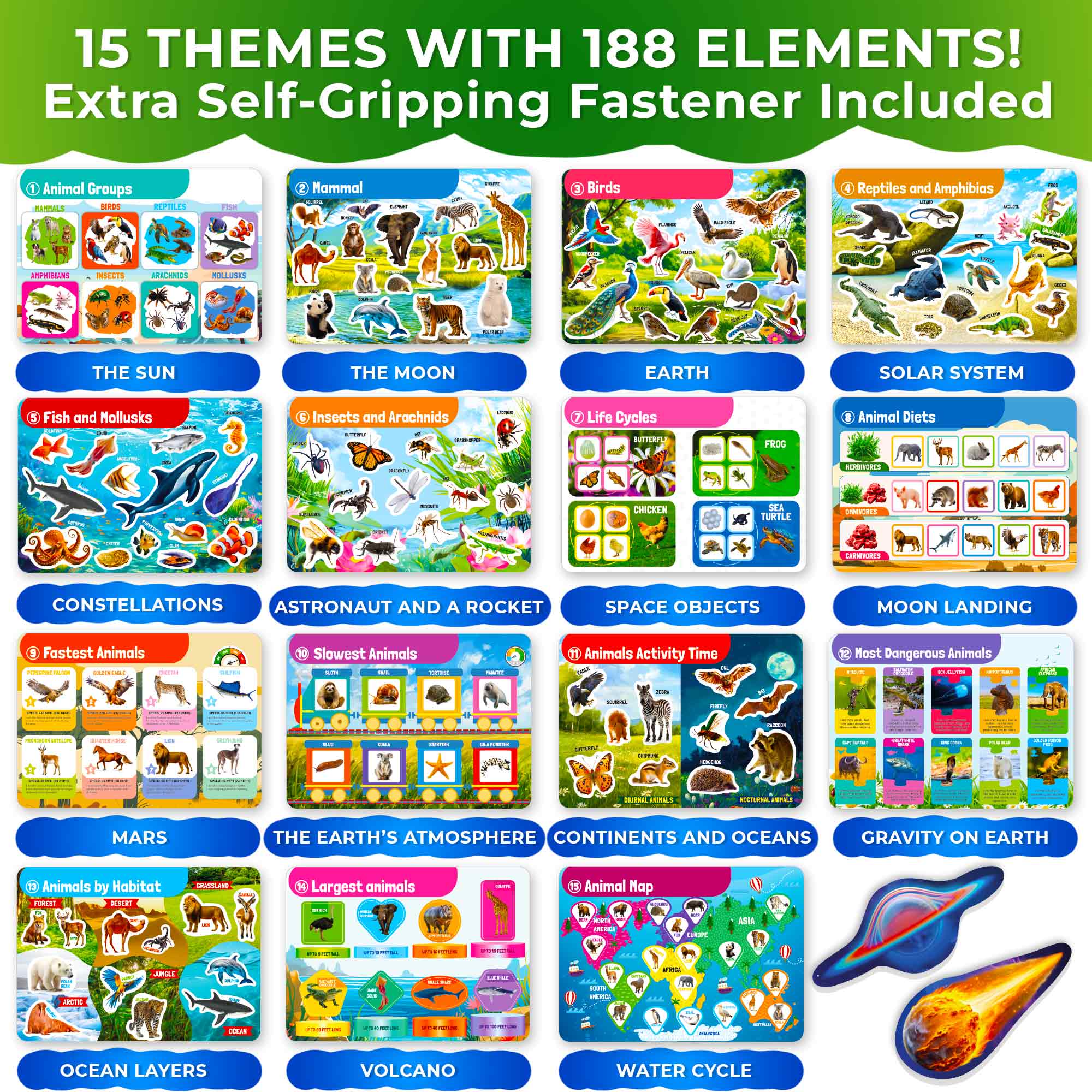 Montessori Busy Book for Kids | Learning Wildlife - Image 3