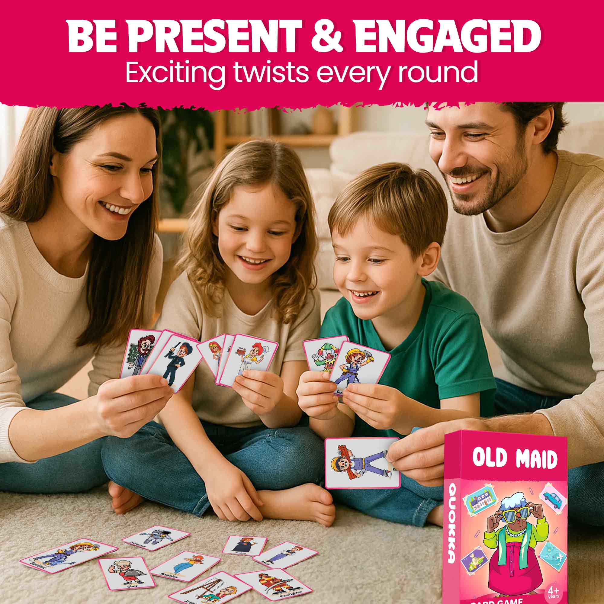 Old Maid Card Game for Kids Ages 4–8 - Educational & Engaging Fun Game - Image 5