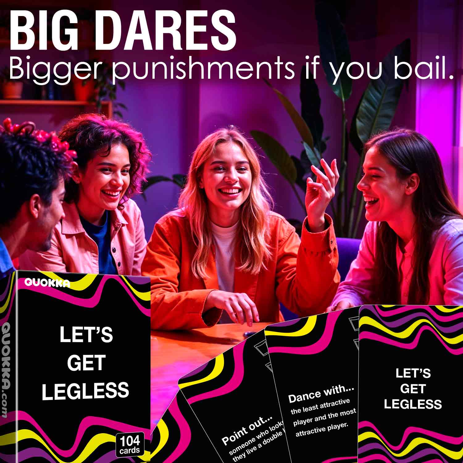 Party Game for Adults Let’s Get Legless-104 Hilarious Dares - Image 6