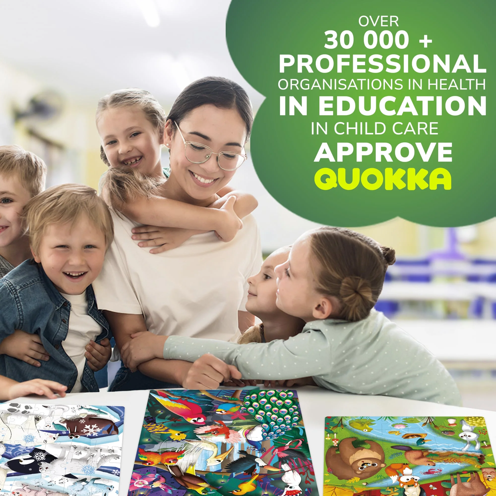 4 Set 60 Pcs Puzzles for Kids | Polar Pals,Birds, Animals - Image 5