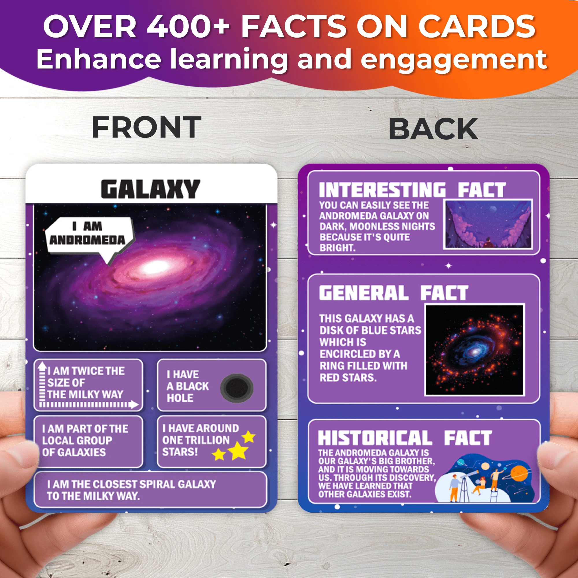 70 Piece Jigsaw Puzzles 50 Cards For Kids | Space - Image 4