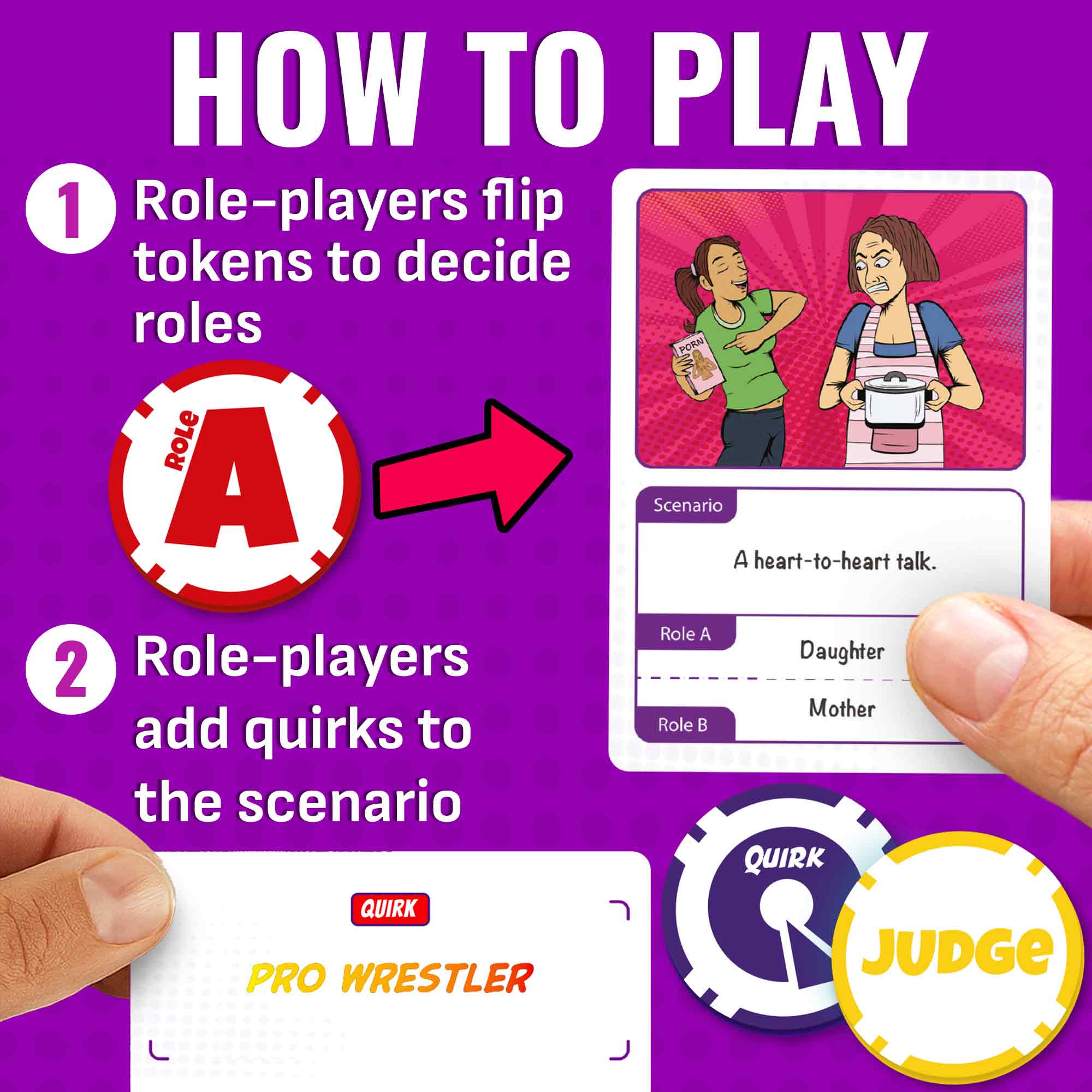 Drama Mayhem Funny Adult Card Game for Charades - Image 4