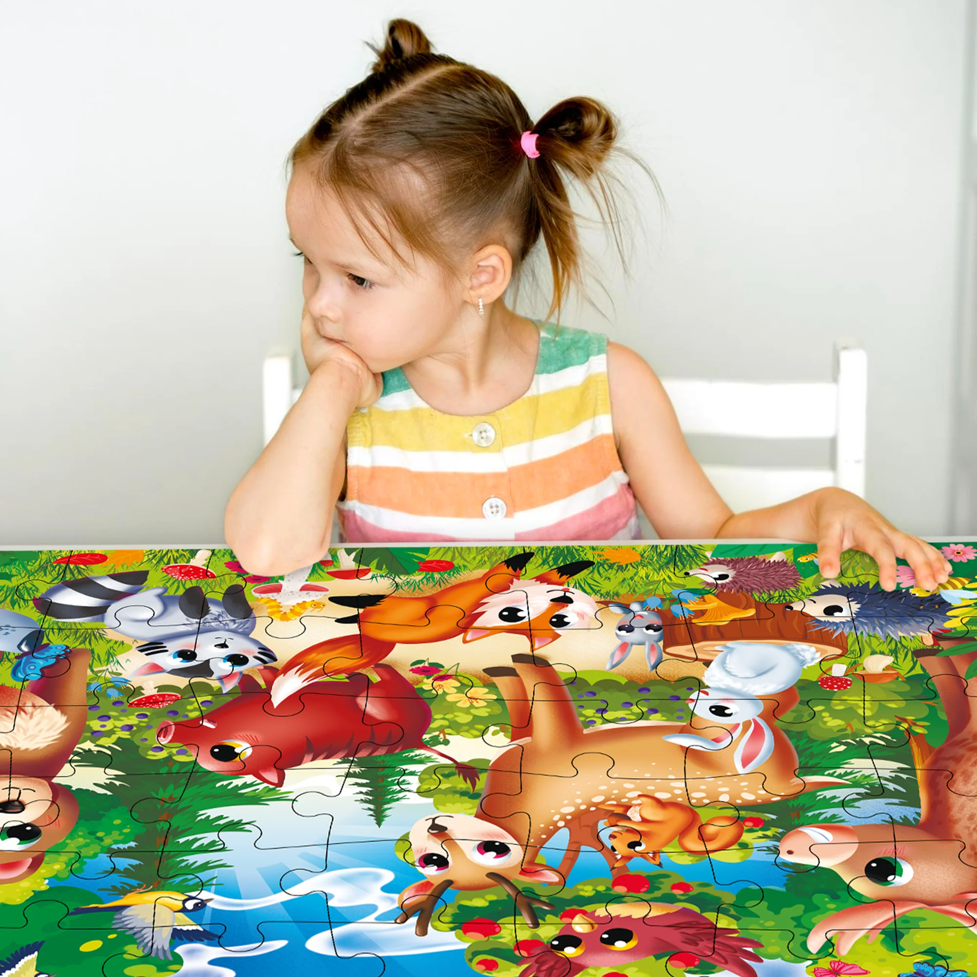 2x3 FT Giant Floor Puzzles for Kids Ages 4-6 | Forest - Image 7