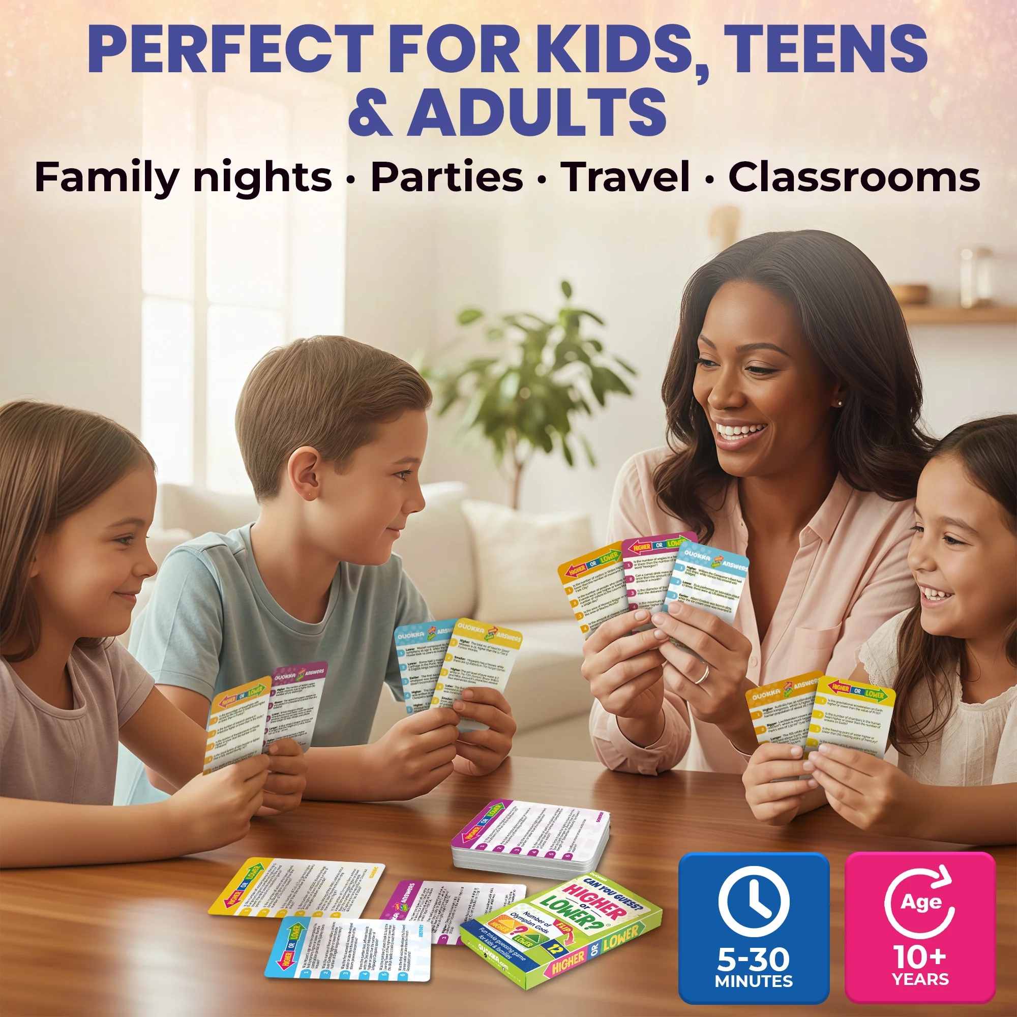 4 Set Board Game Higher or Lower for Family - Image 5