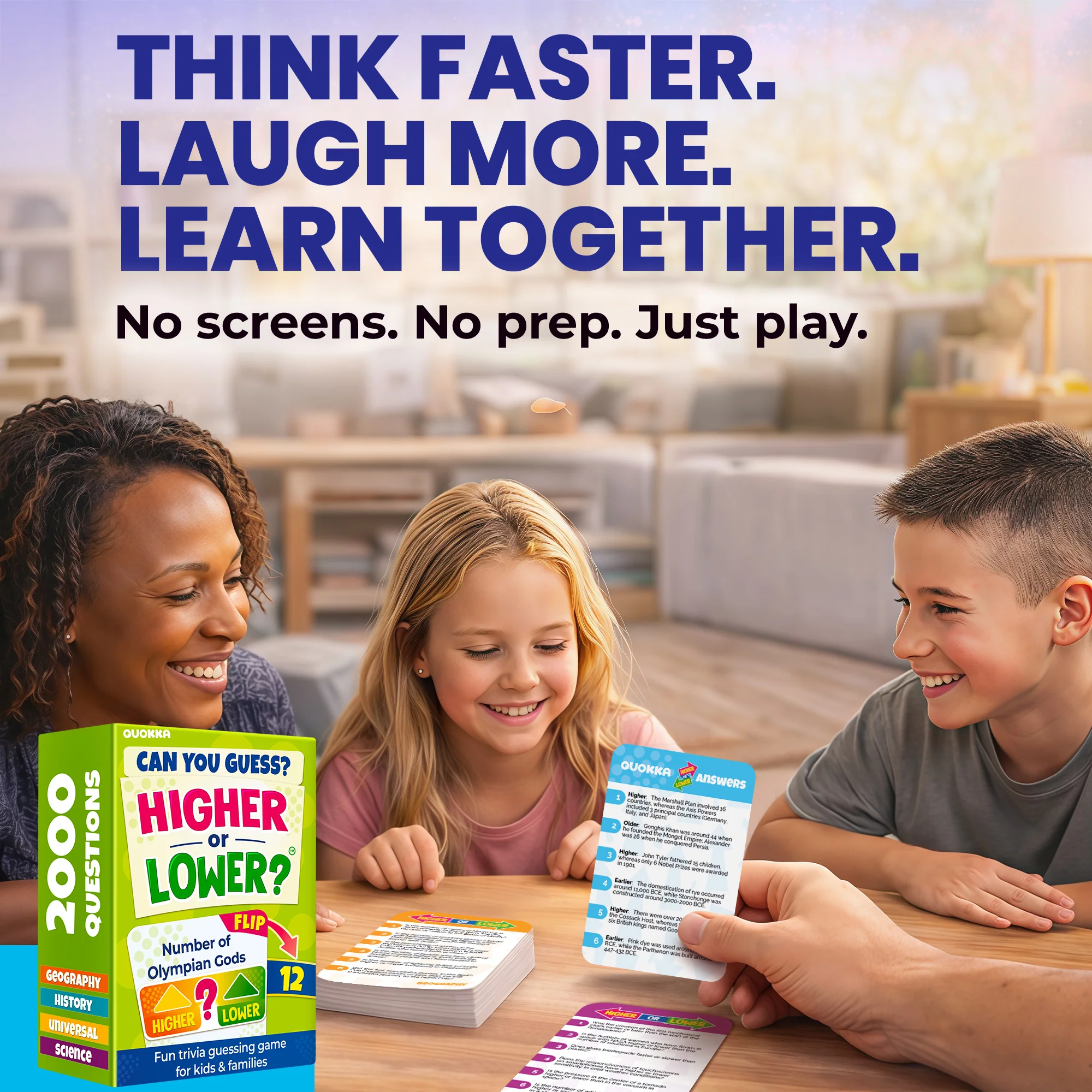 4 Set Board Game Higher or Lower for Family - Image 6