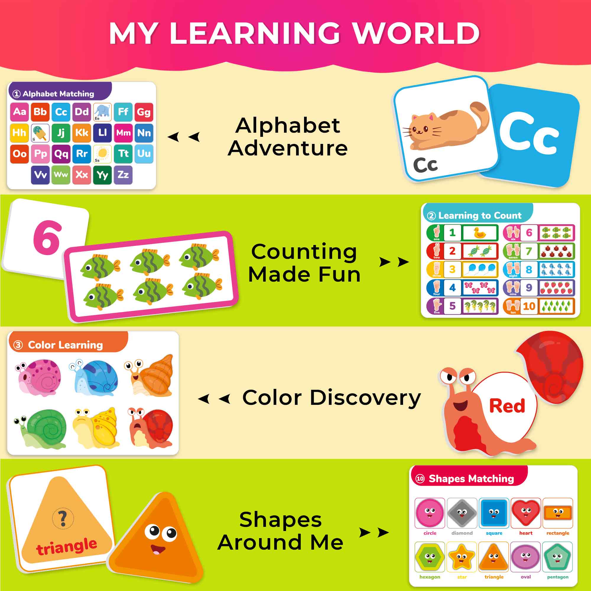 Montessori Busy Book for Toddlers | Activity Book with Interactive Pages - Image 5