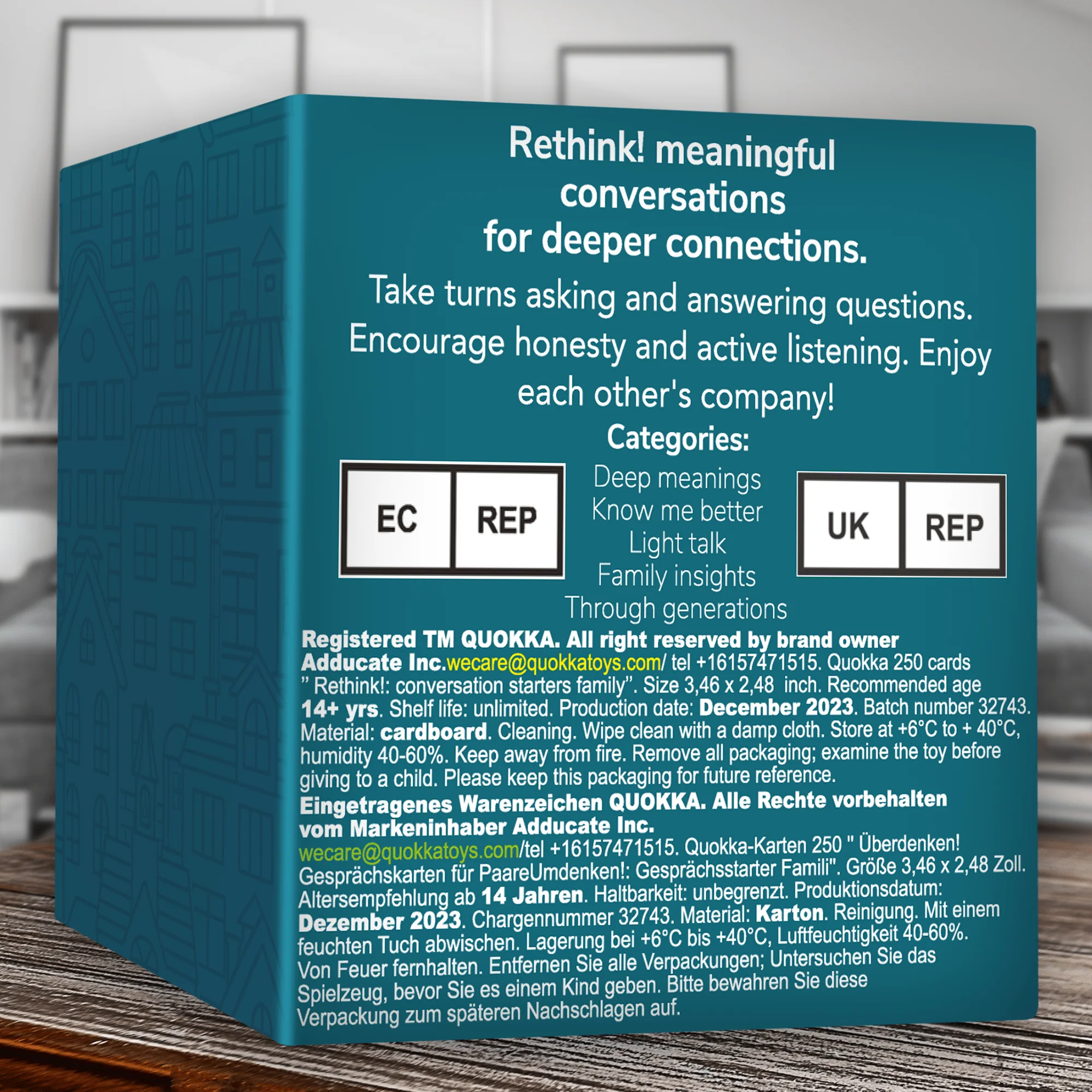 Rethink!: Conversation Starters for Families | 250 Cards - Image 7