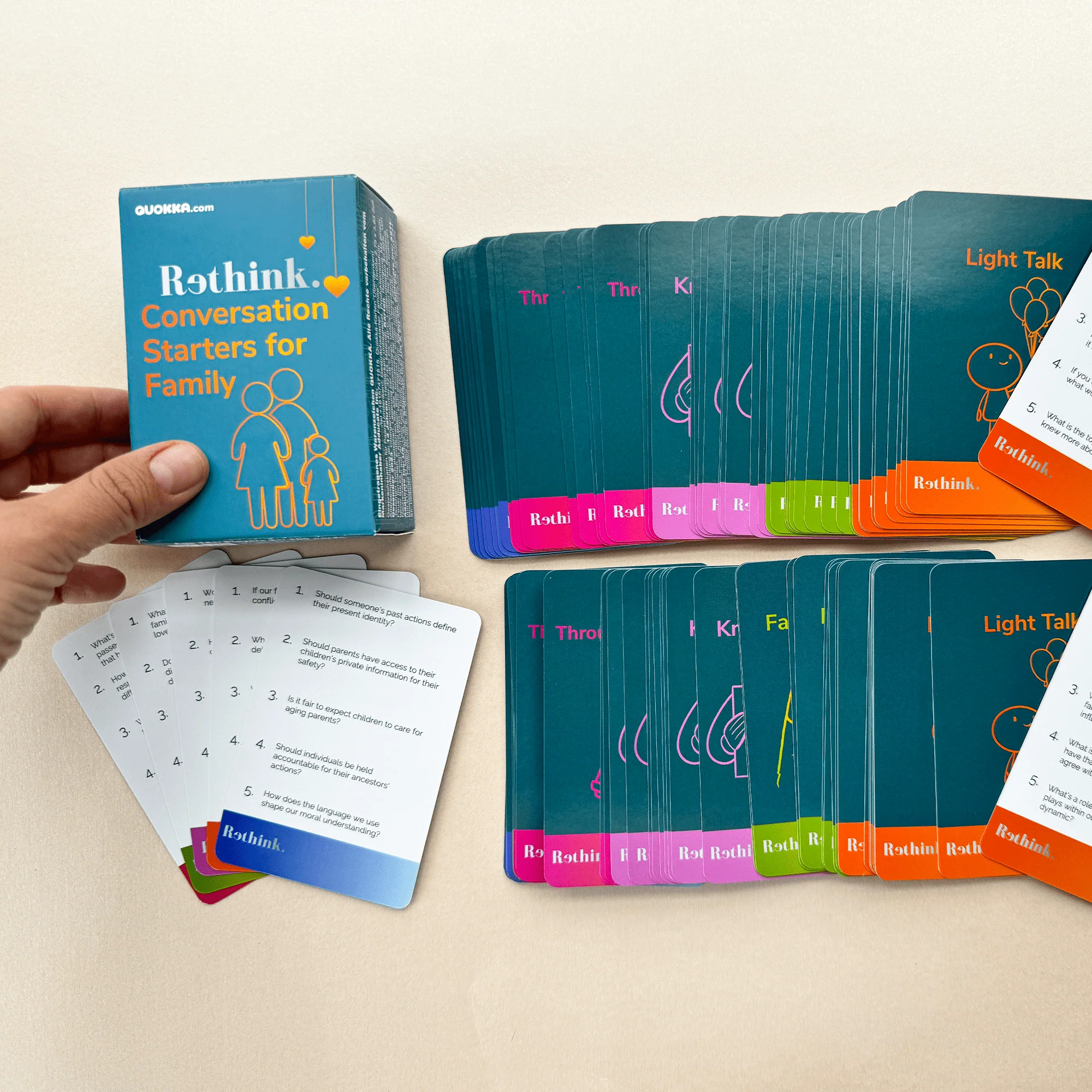 Rethink!: Conversation Starters for Family | 100 Cards - Image 8