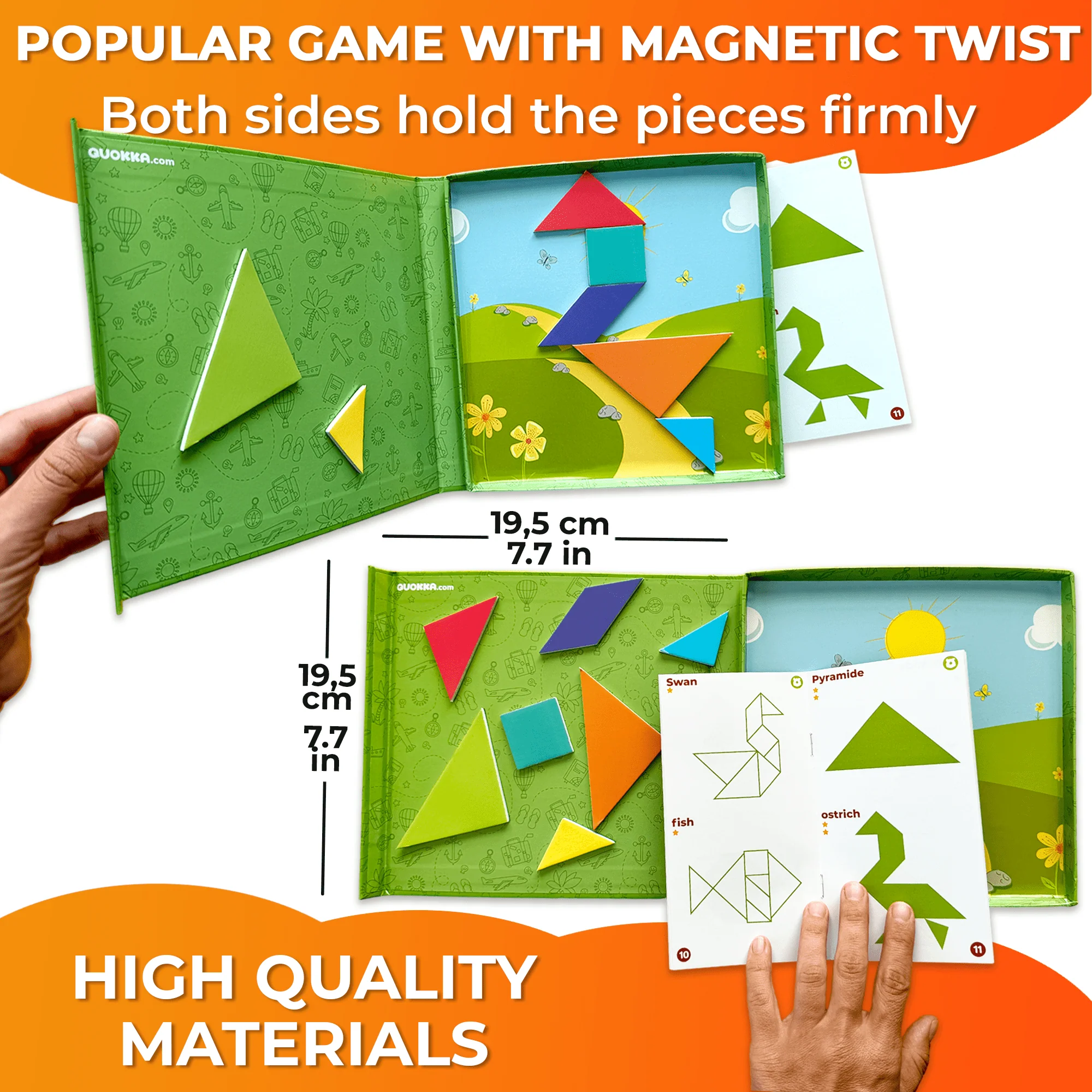Tangram Magnet Game for Kids | Travel I Road Trip - Image 3