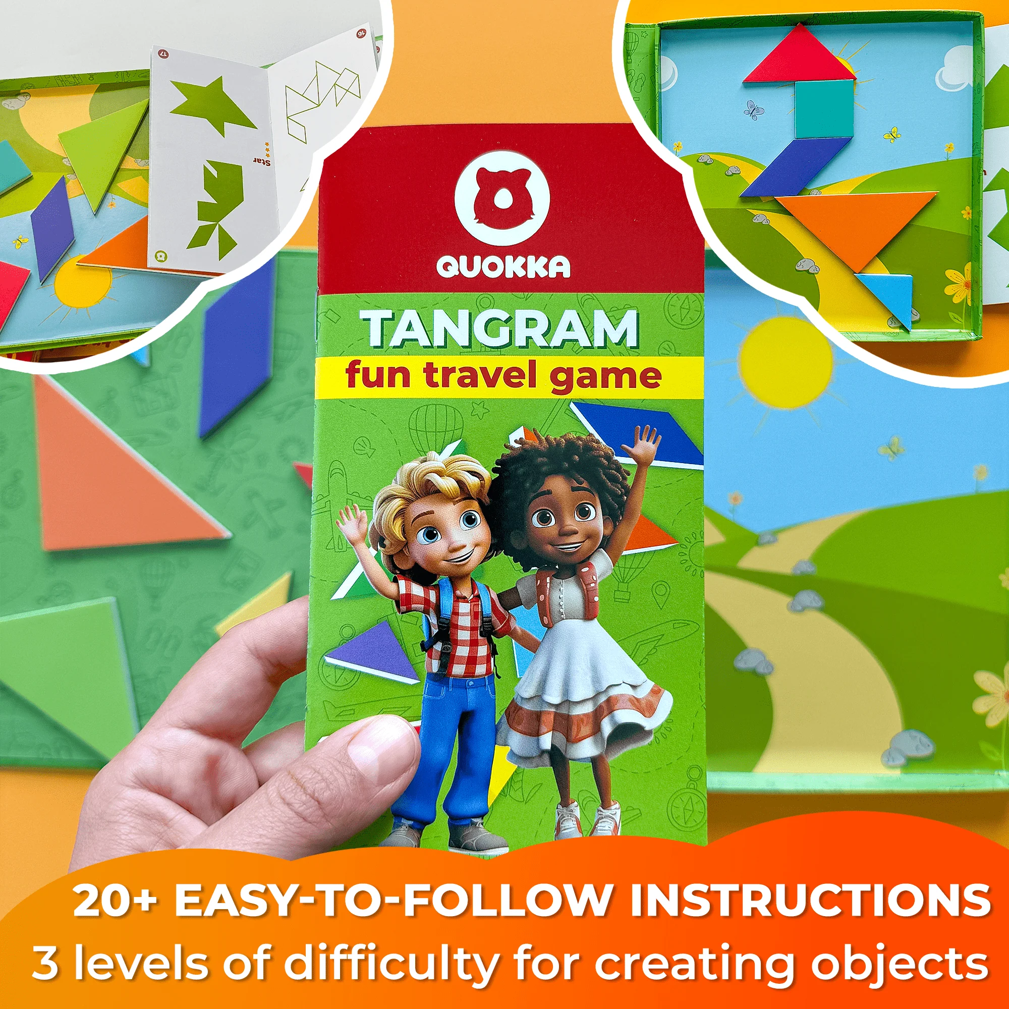 Tangram Magnet Game for Kids | Travel I Road Trip - Image 5