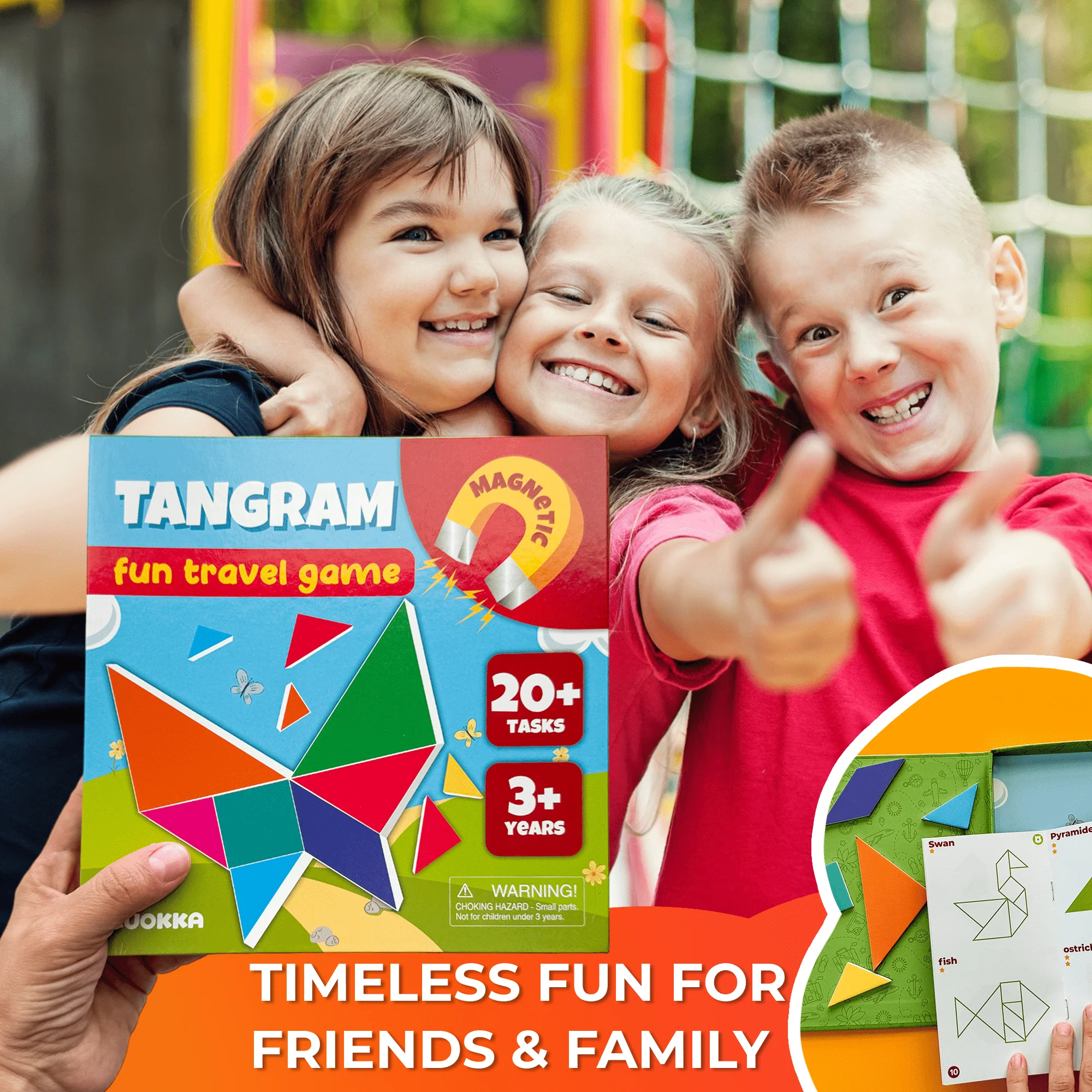 Tangram Magnet Game for Kids | Travel I Road Trip - Image 7