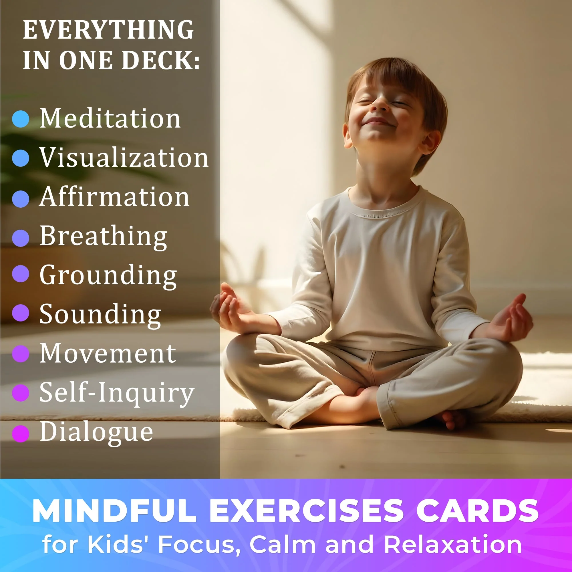 Rethink! Meditation Mindful Practices Cards for Kids - Image 5