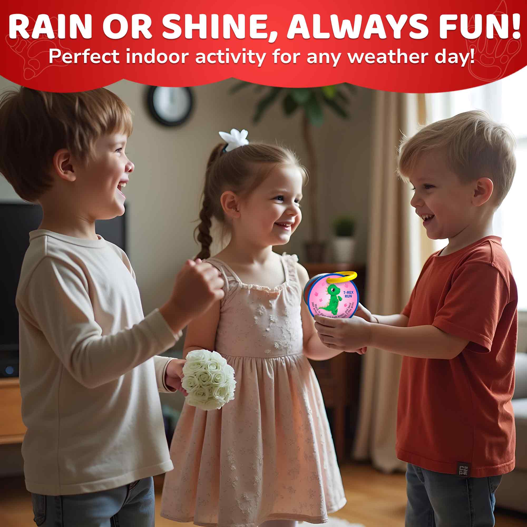 Scavenger Hunt Game for Kids - 50 Activities Cards with Dinos - Image 5