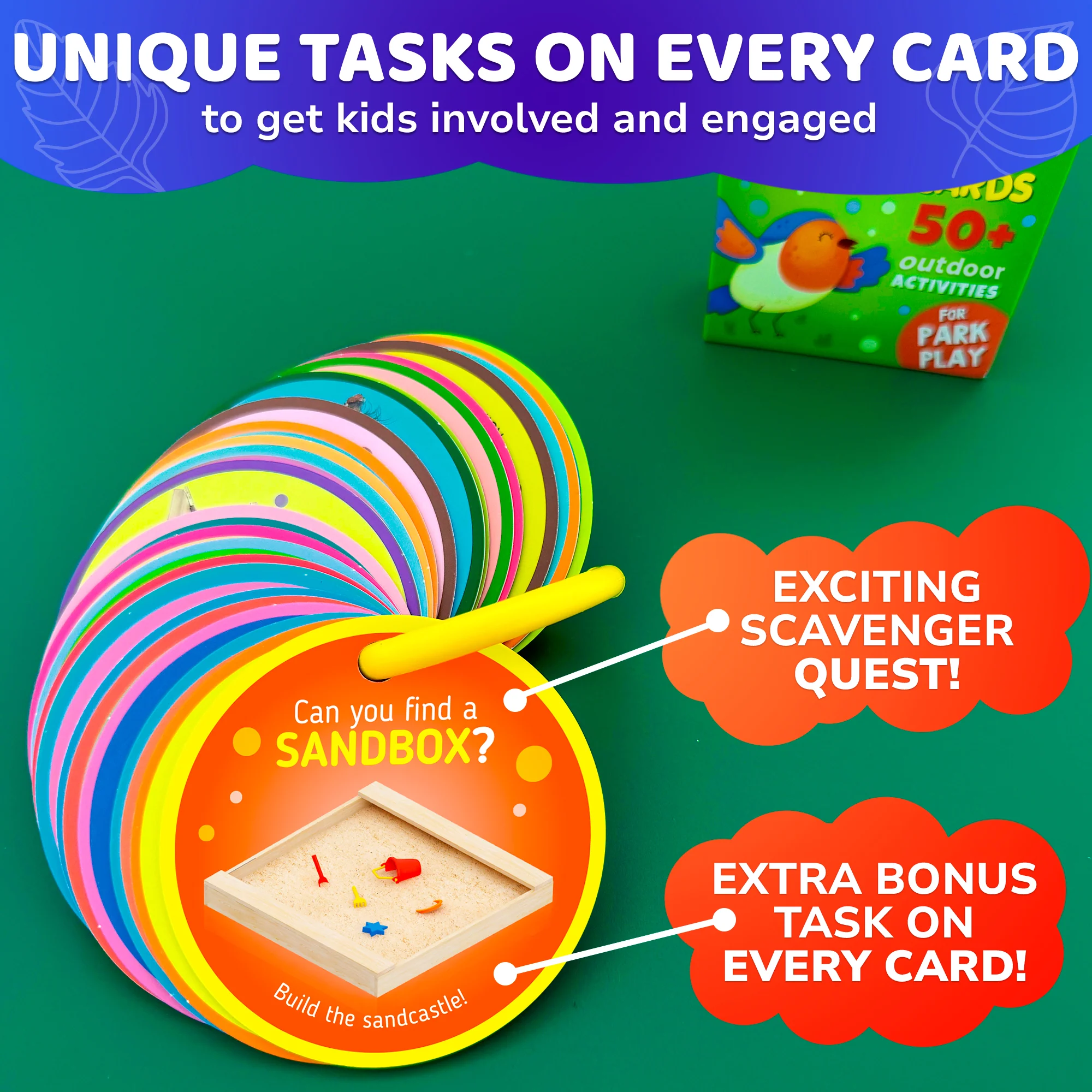 Scavenger Hunt Game for Kids - 50 Cards Activities Outdoor - Image 3