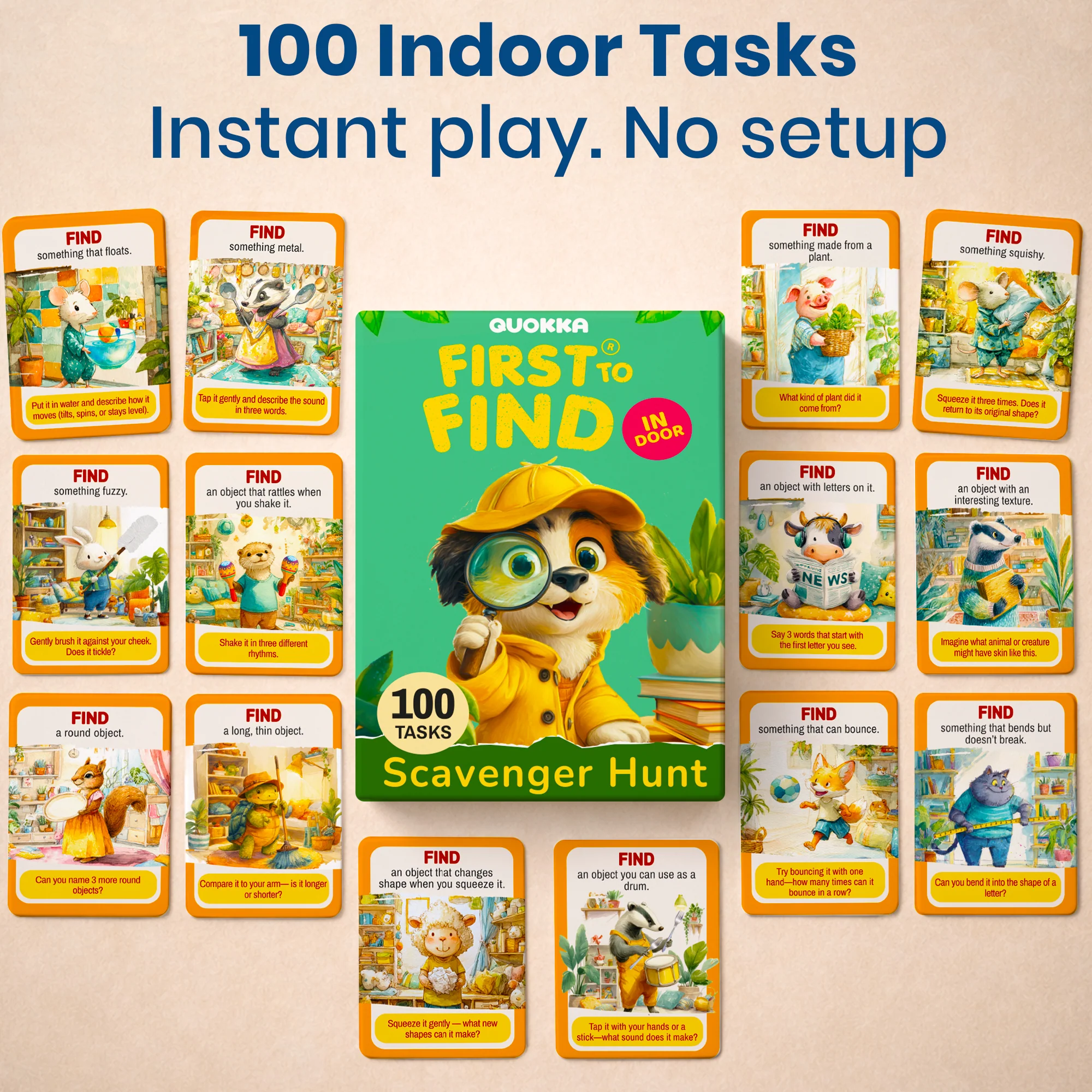 Scavenger Hunt Game for Kids Ages 4-8 - Indoor Adventure Games - Image 2