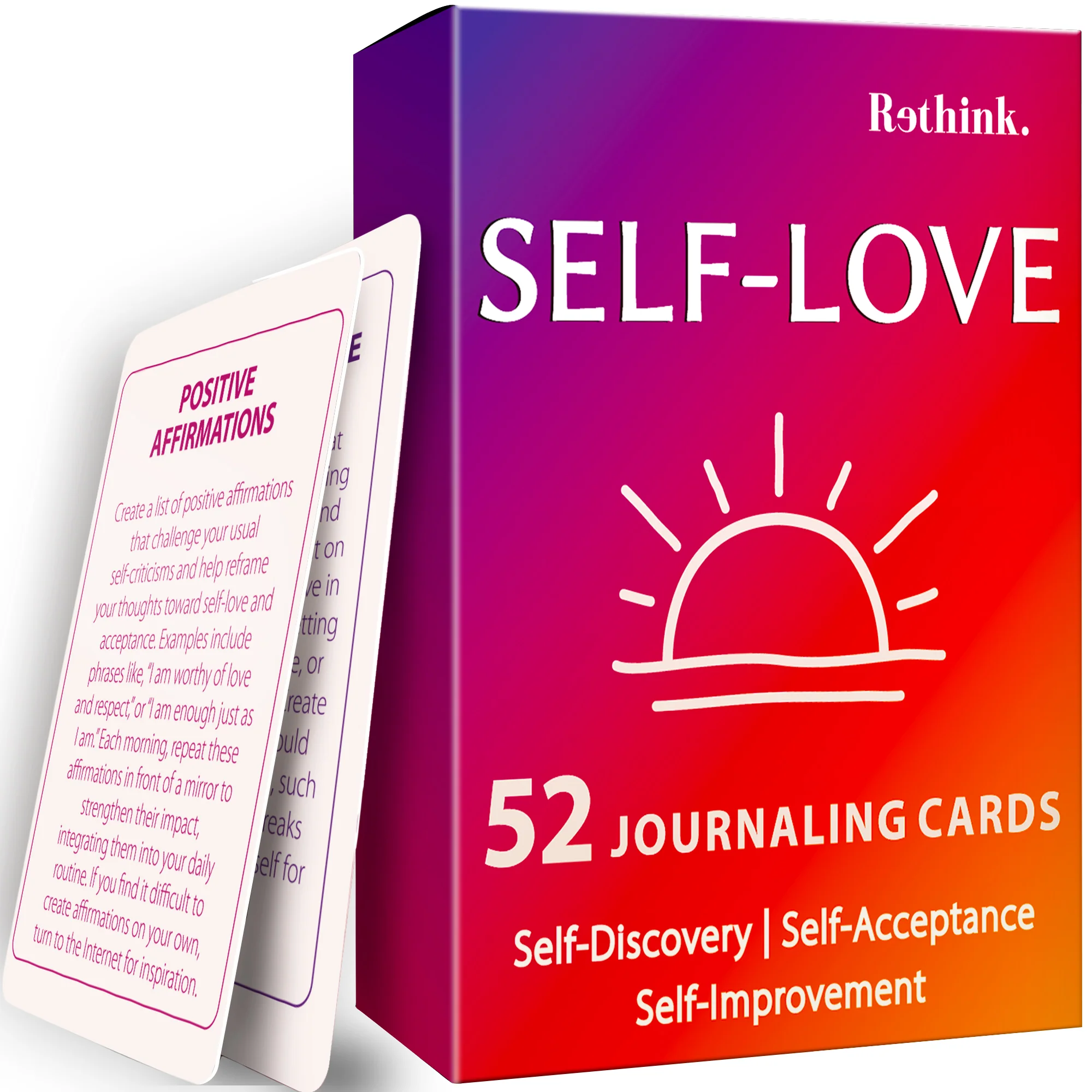 Self-Love: 52 Journaling Flashcards for Reflection & Self-Discovery