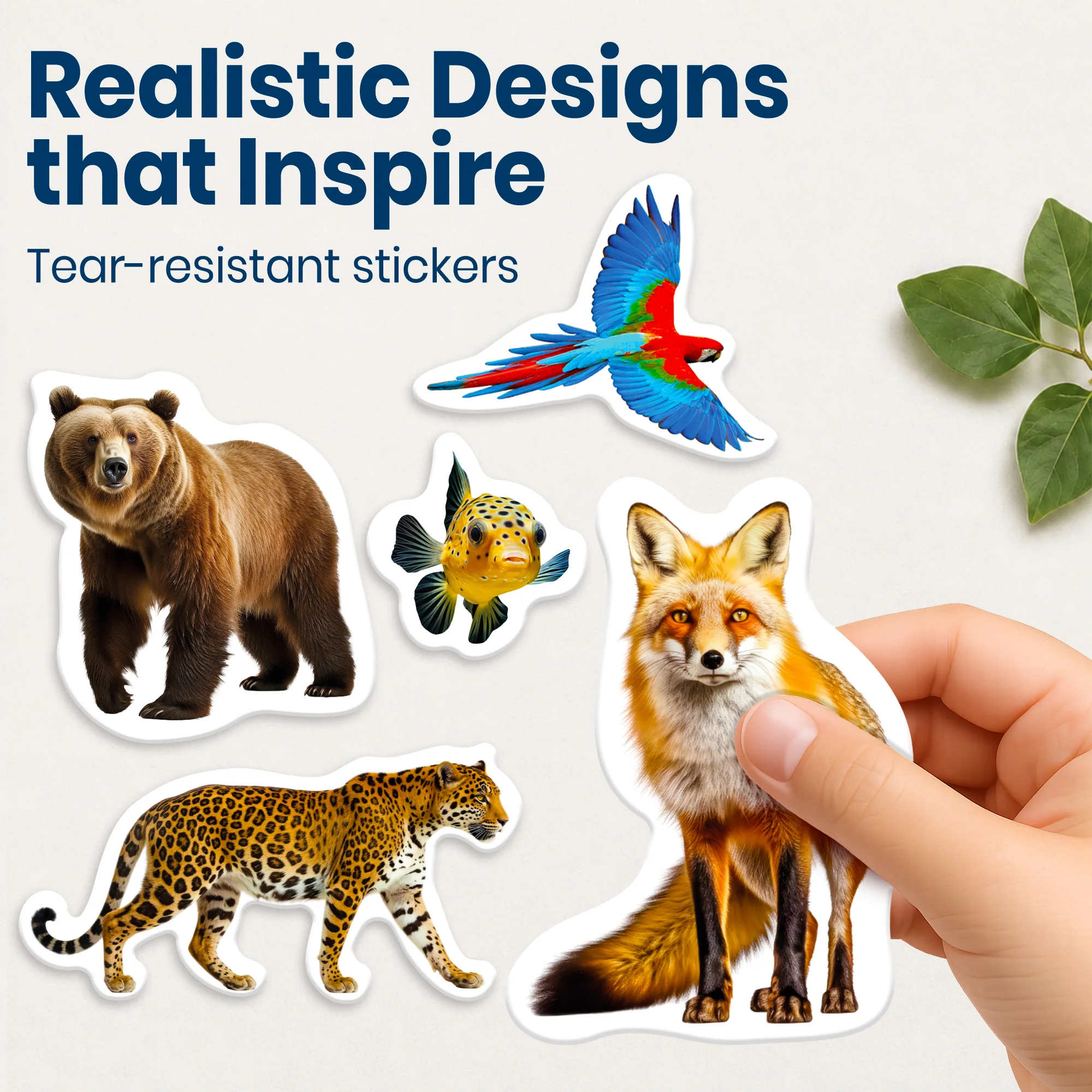 Sticker Book for Kids Wild Animals - Draw & Stick Creative Workbook - Image 3