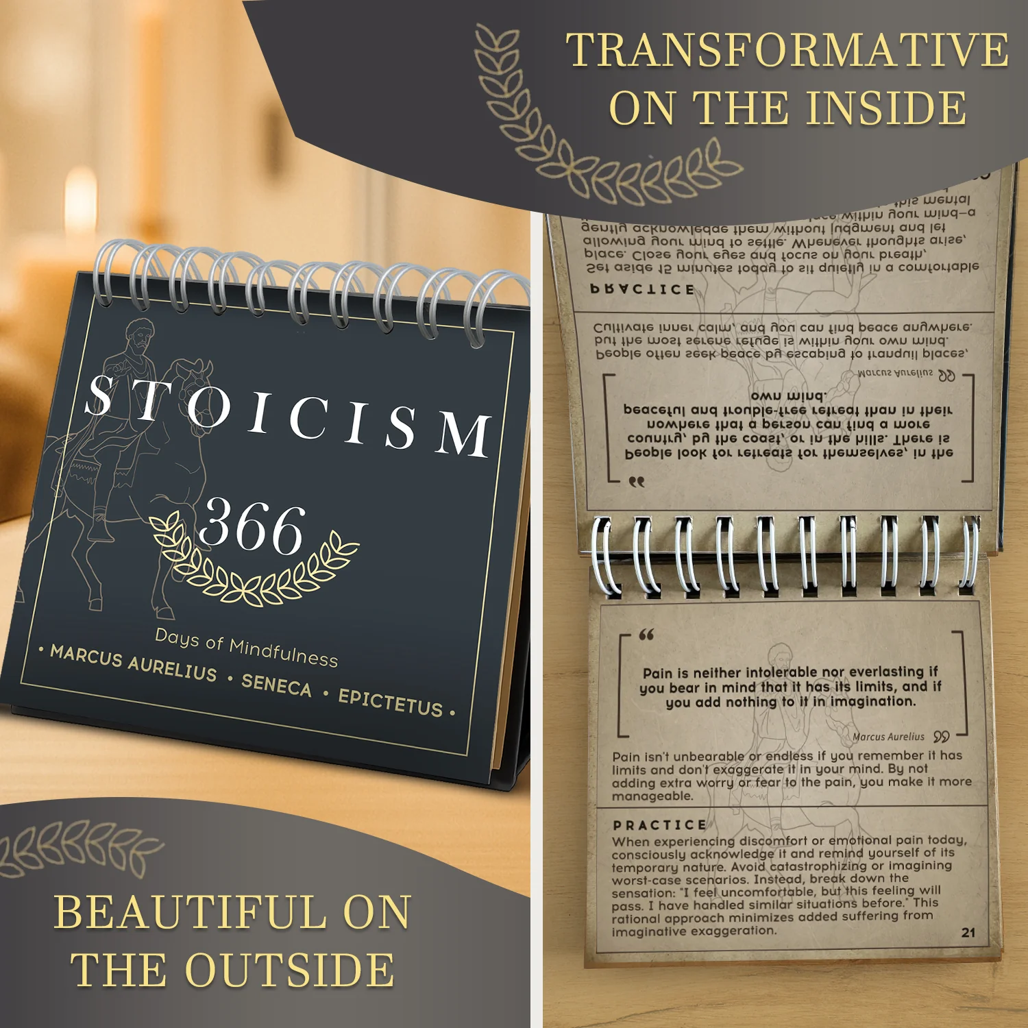 Stoicism Calendar For Adults – 365 Daily Quotes & Stoic Affirmations - Image 5