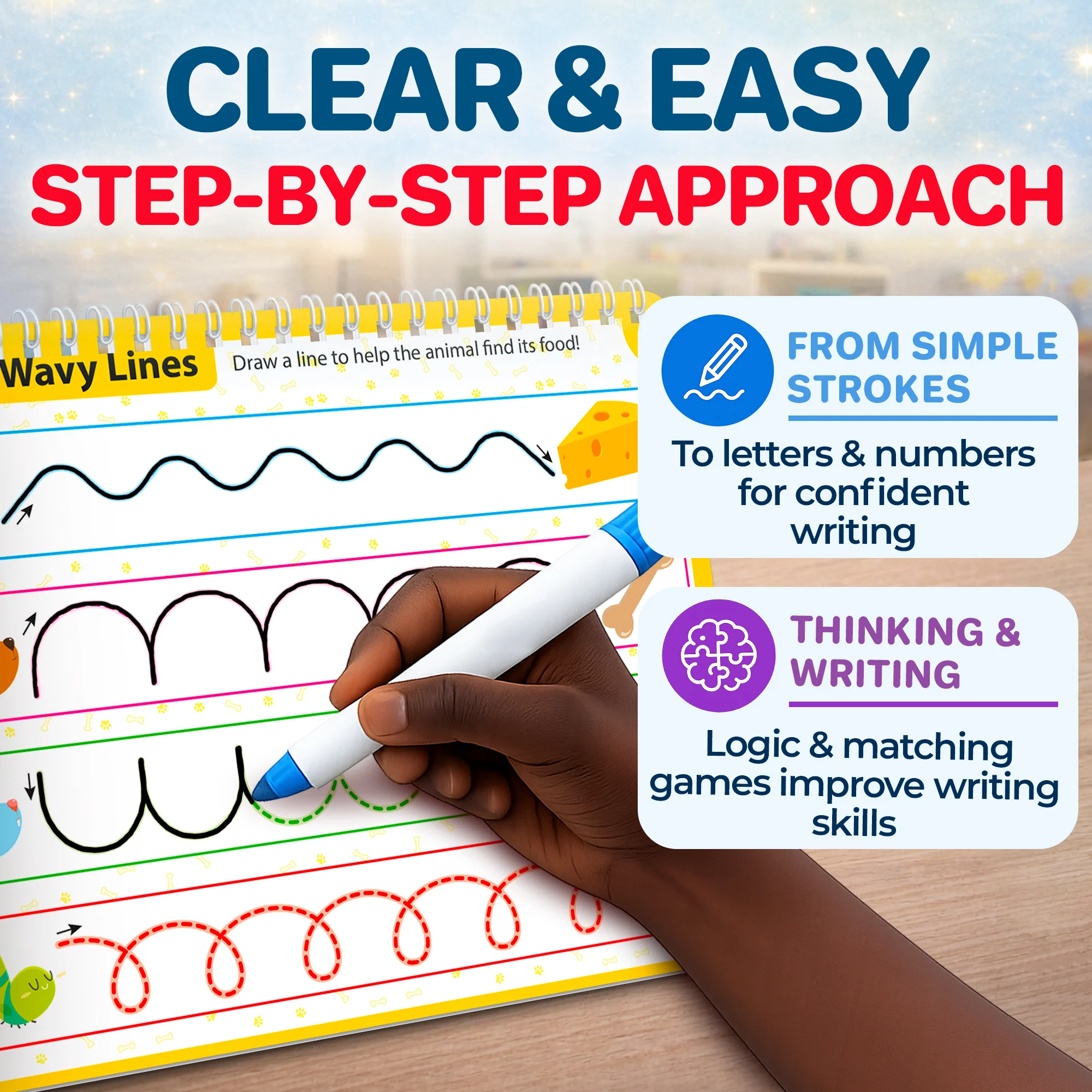 Tracing Books for Kids - Reusable Dry Erase Activity - Image 5
