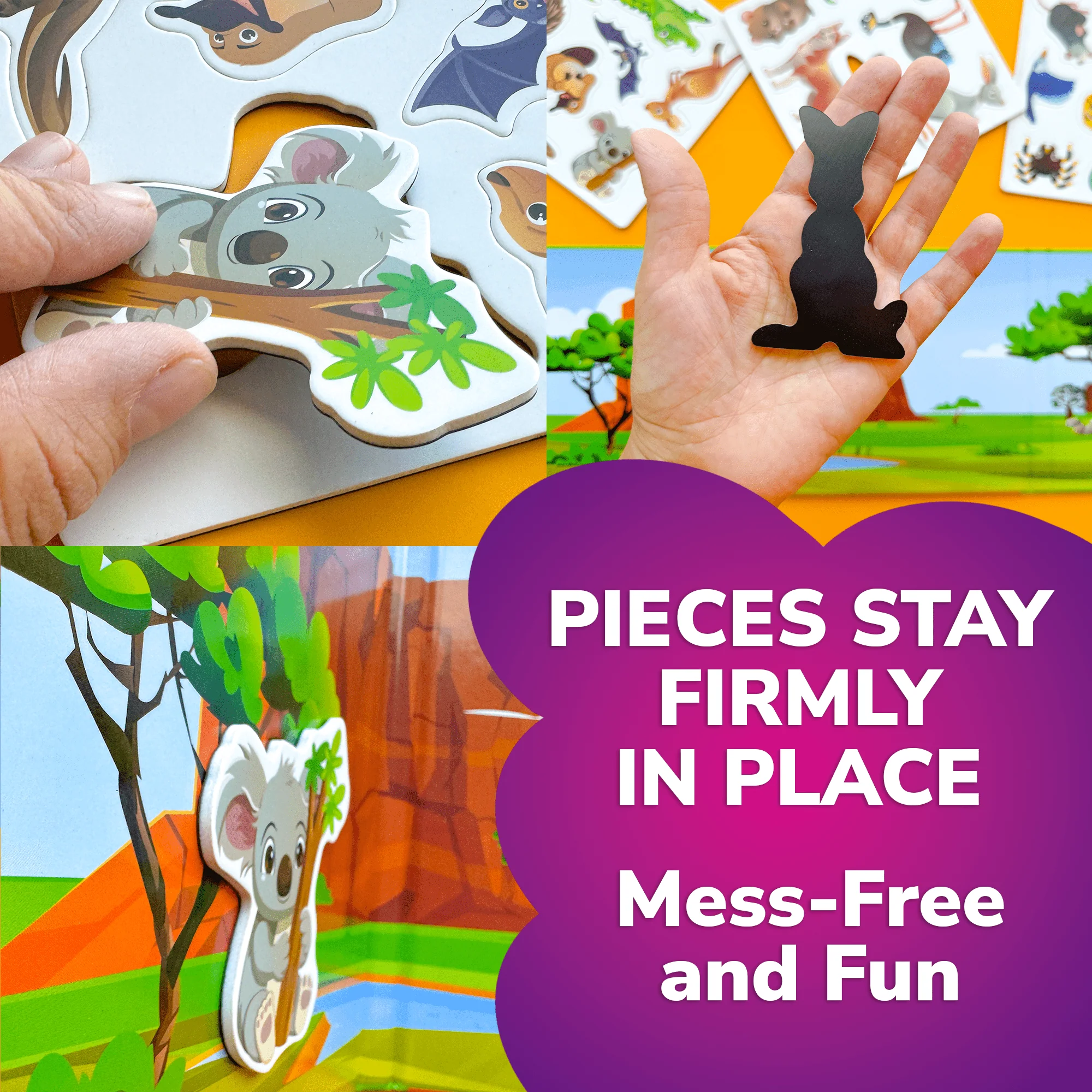 Travel Magnetic Book 20+Pcs for Kids | Australia - Image 3