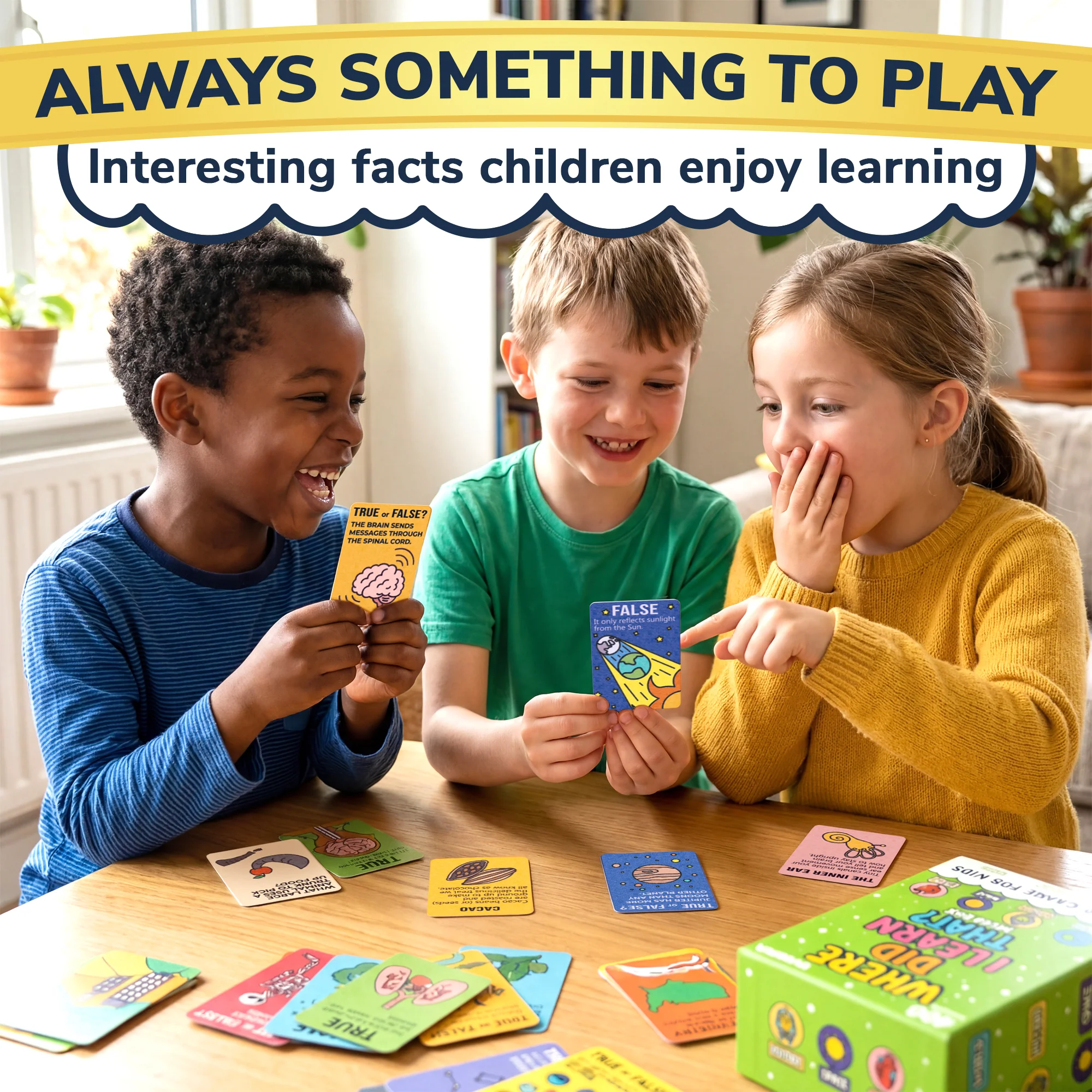 Trivia Card Game for Kids – World, Space, History & Human Body - Image 4