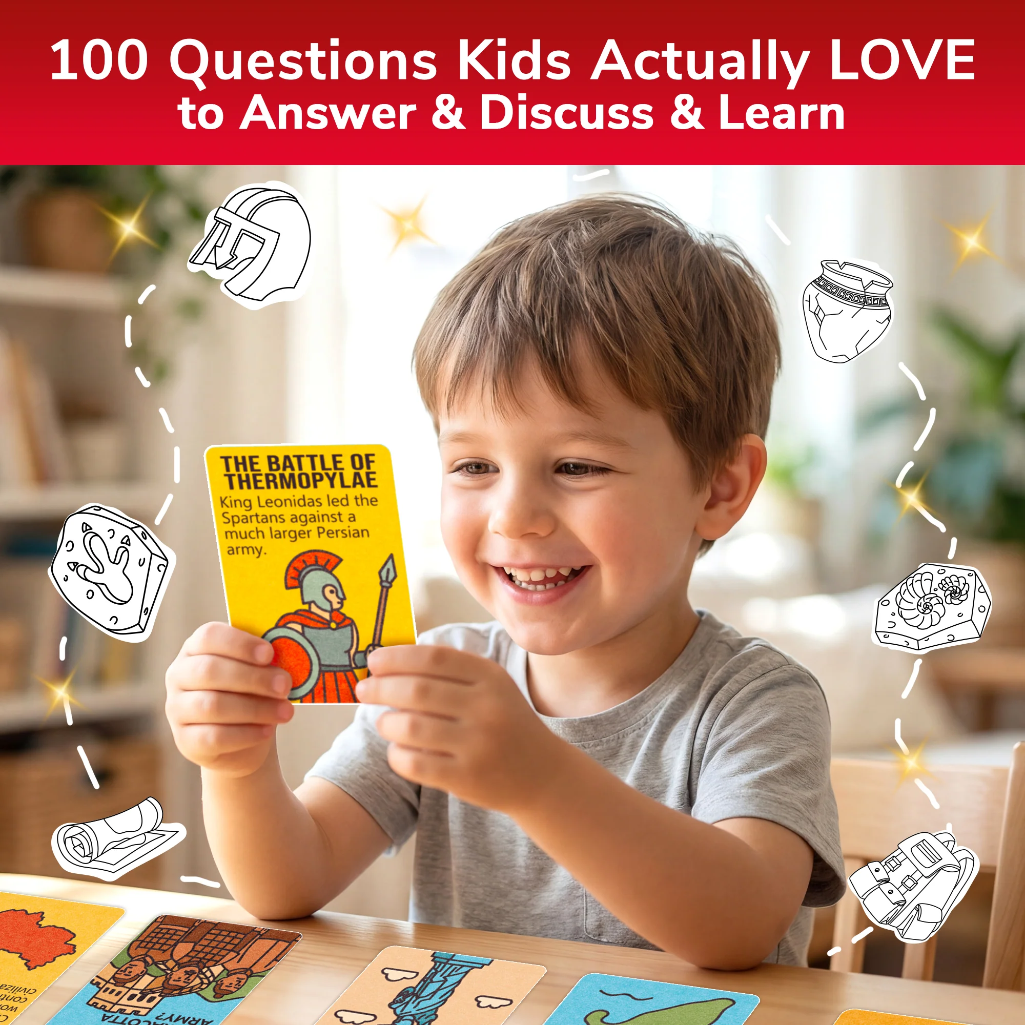 Trivia Card Game for Kids ā History Facts & World History - Image 3