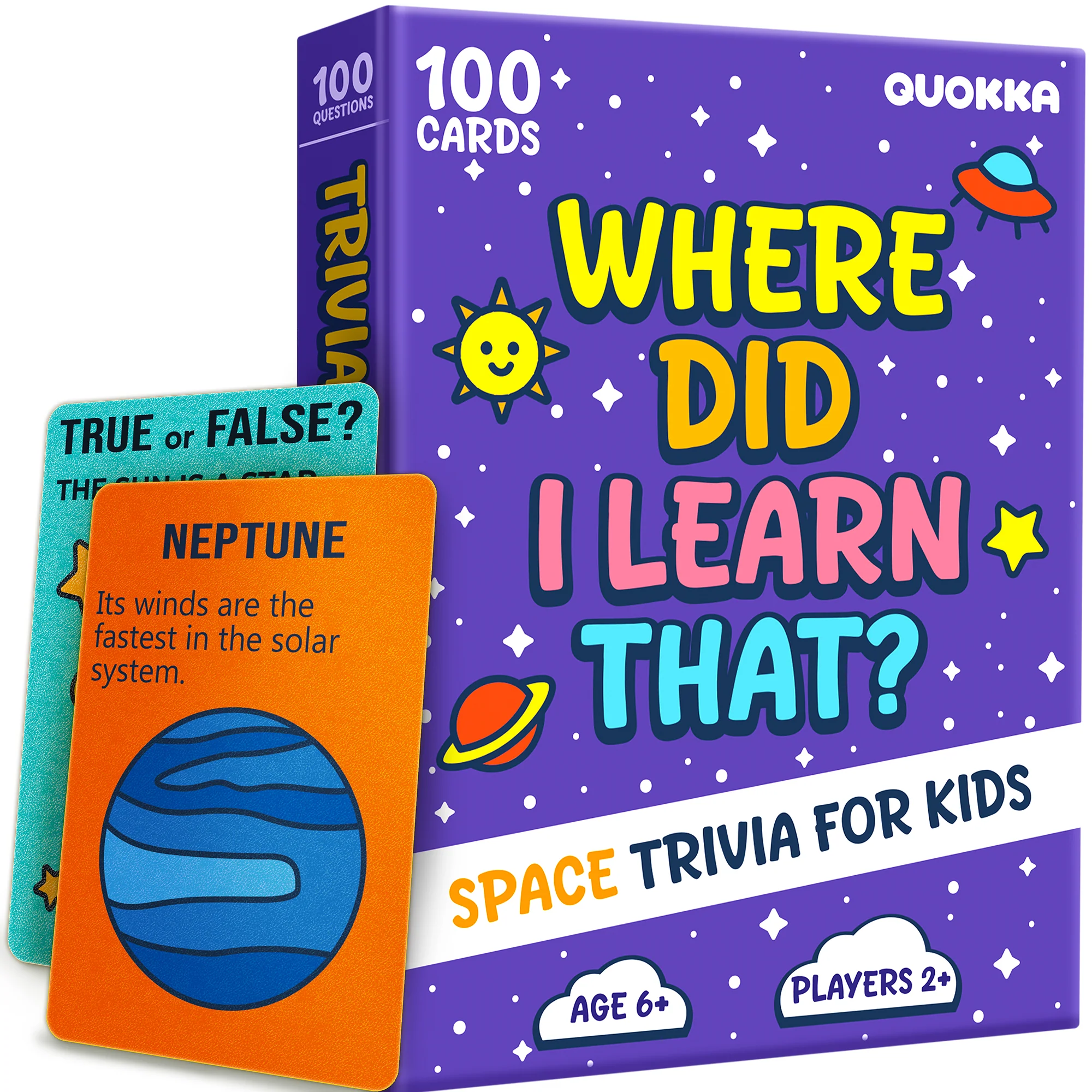 Trivia Card Game for Kids ā Space Facts & Astronomy
