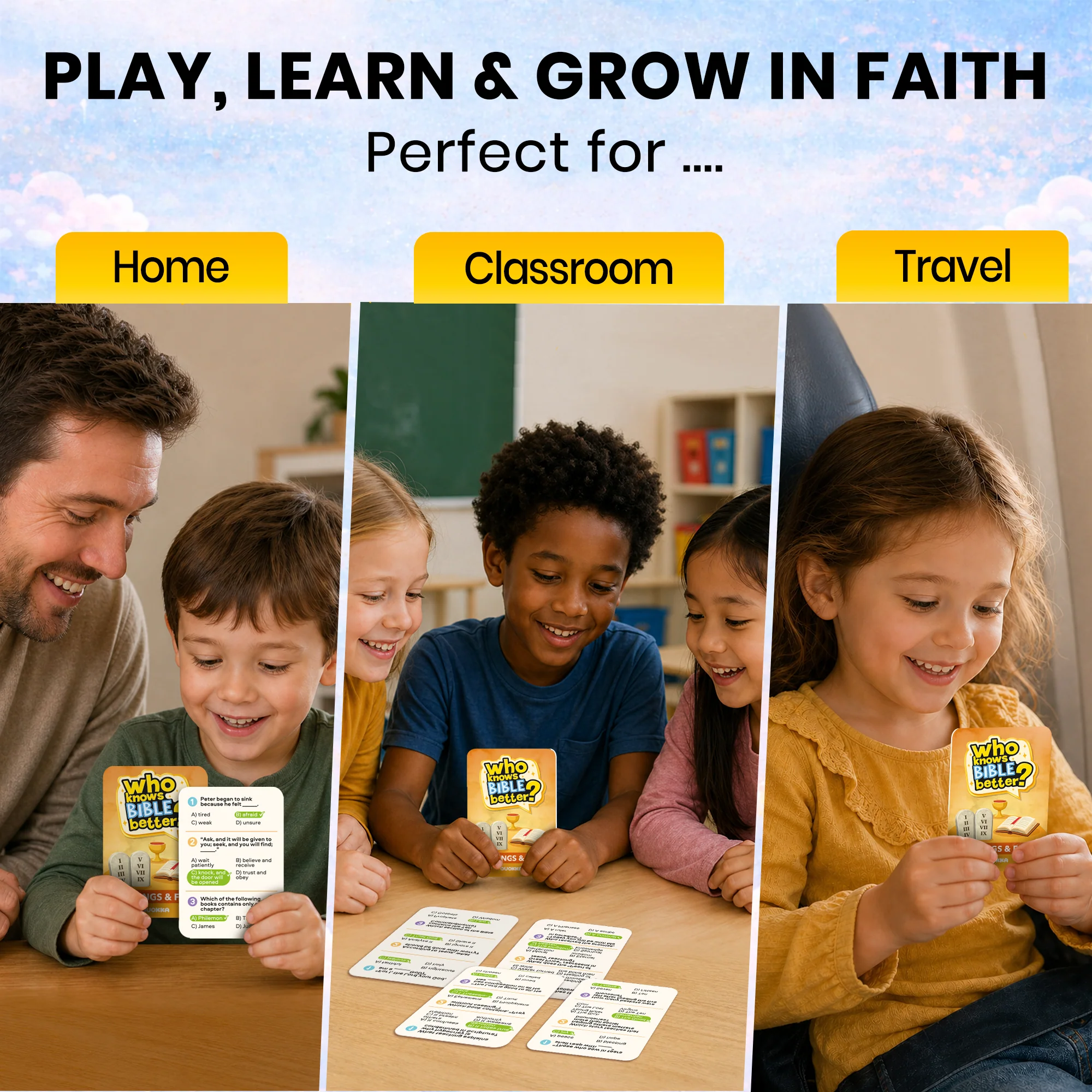 Trivia Card Game - Who Knows Bible Better? Teachings and Facts - Image 5