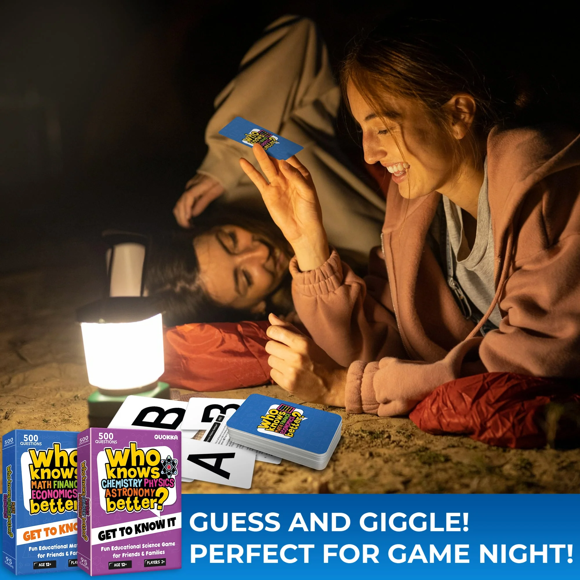 Trivia Card Game Who Knows it Better? 4 Set - Image 5
