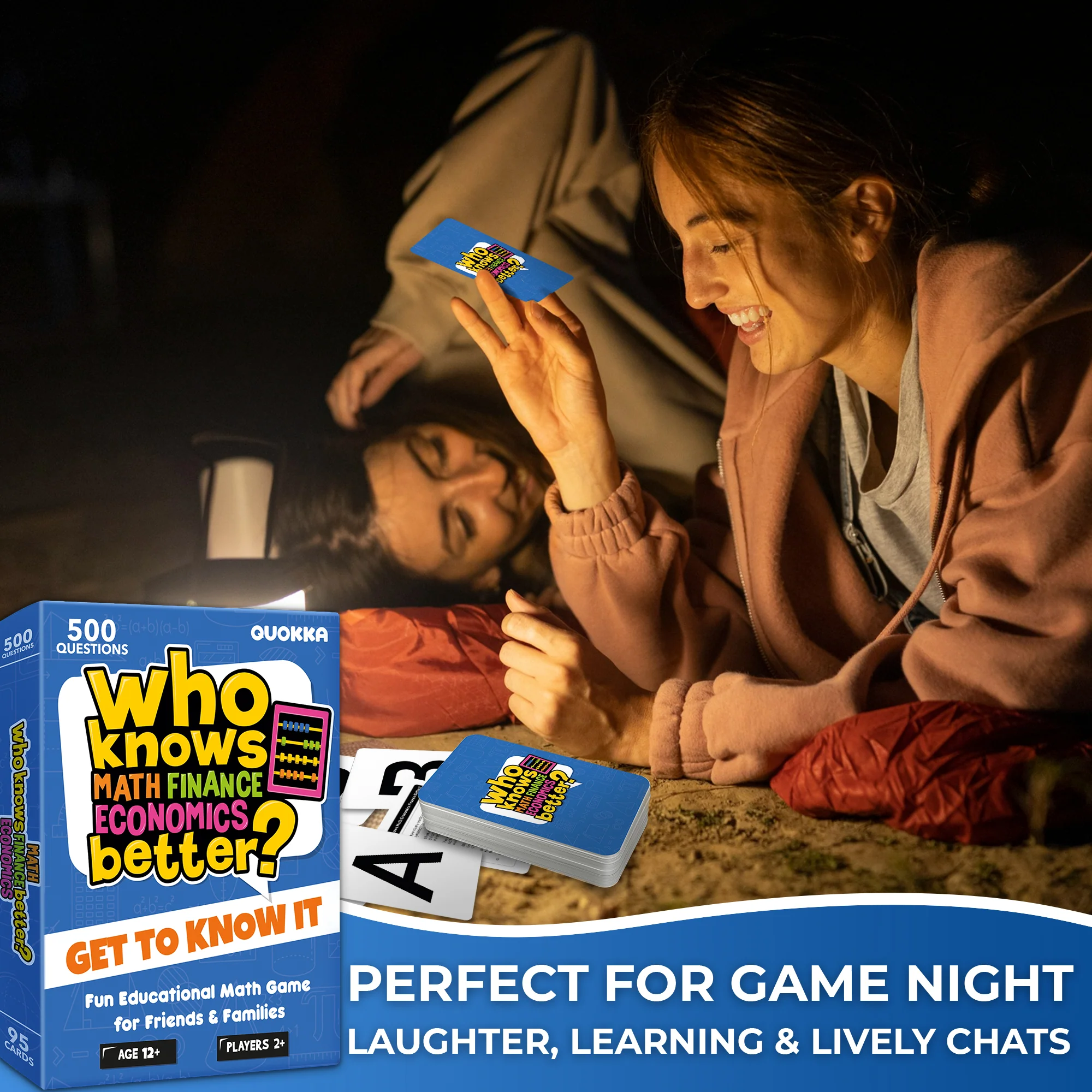 Trivia Card Game Who Knows Math Better? Educational Game - Image 5