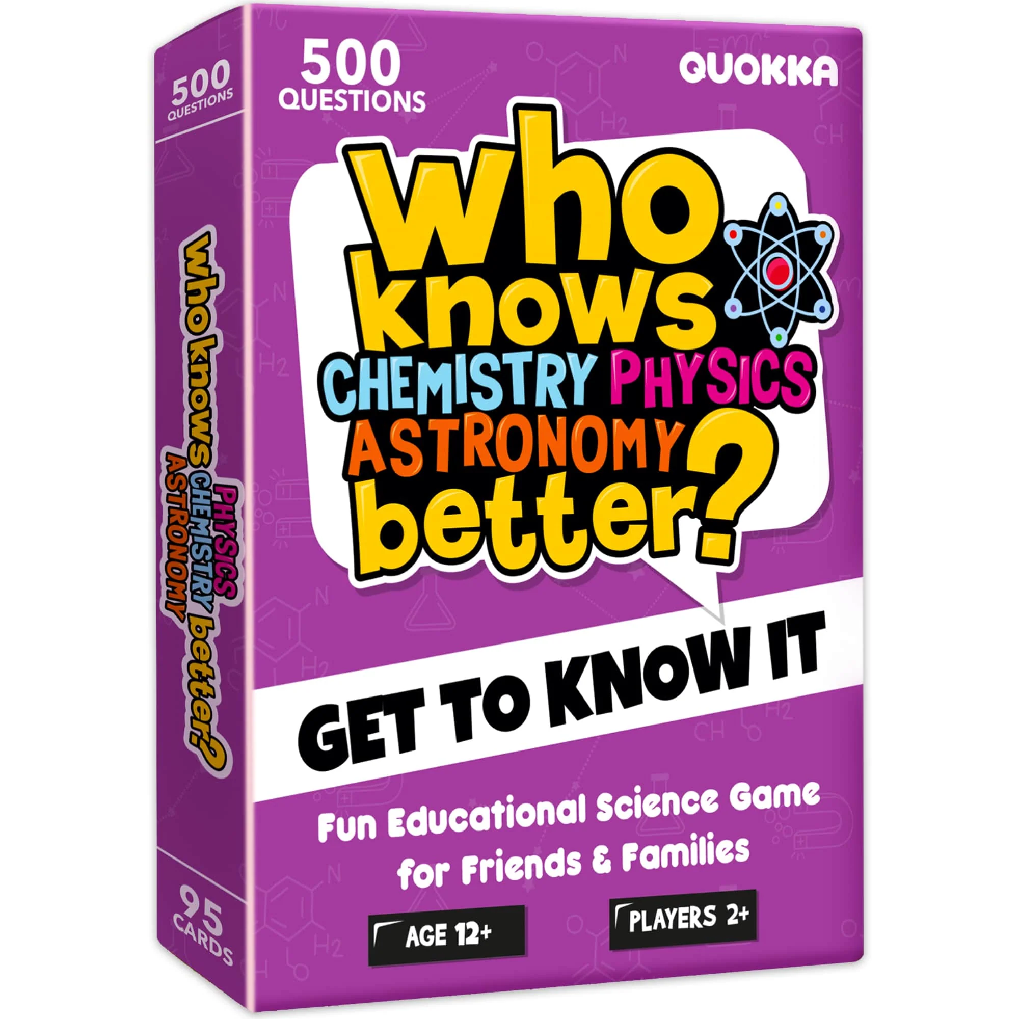 Trivia Family Game Who Knows Science Better? for Adults