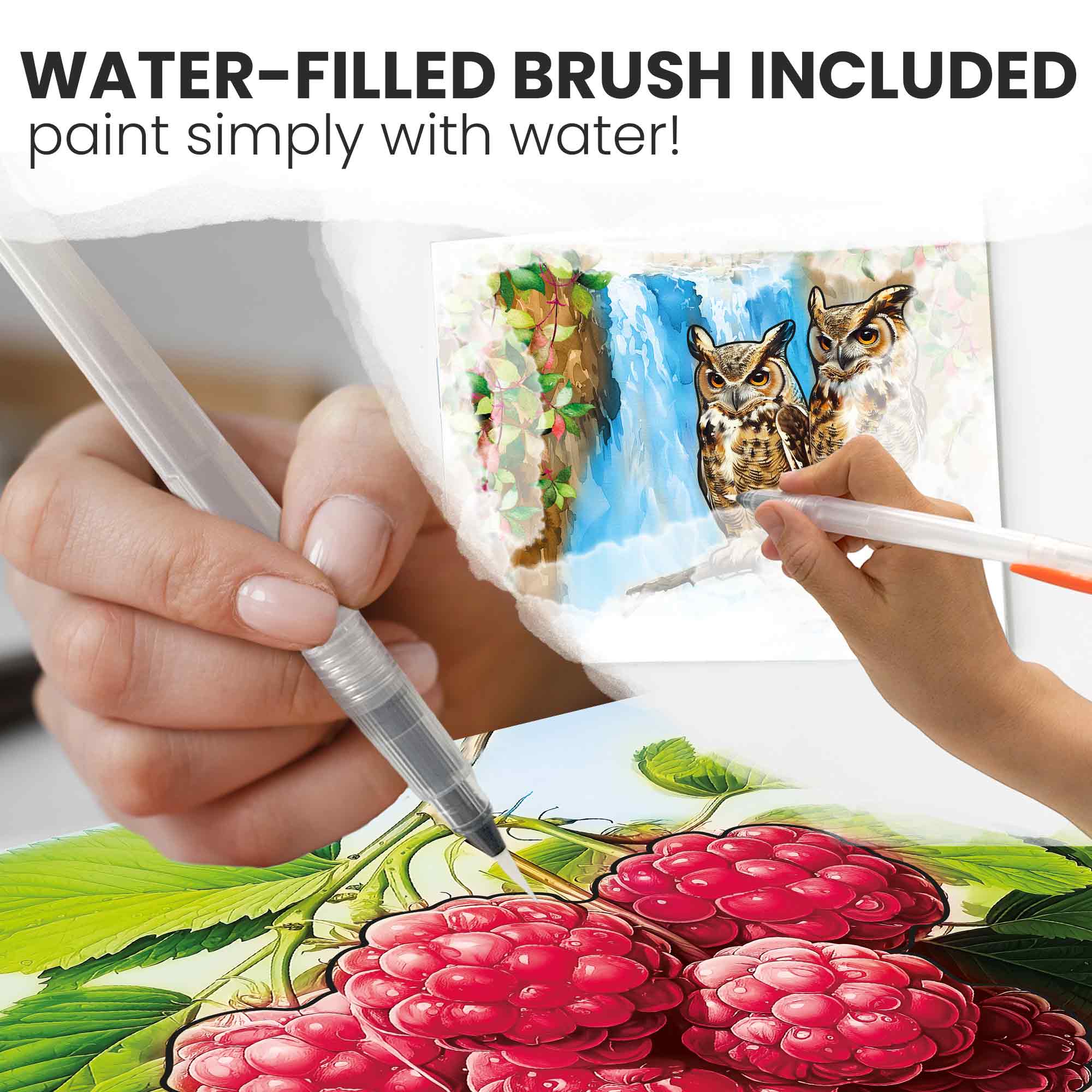 Water Painting Dementia Activities for Seniors | Forest - Image 2