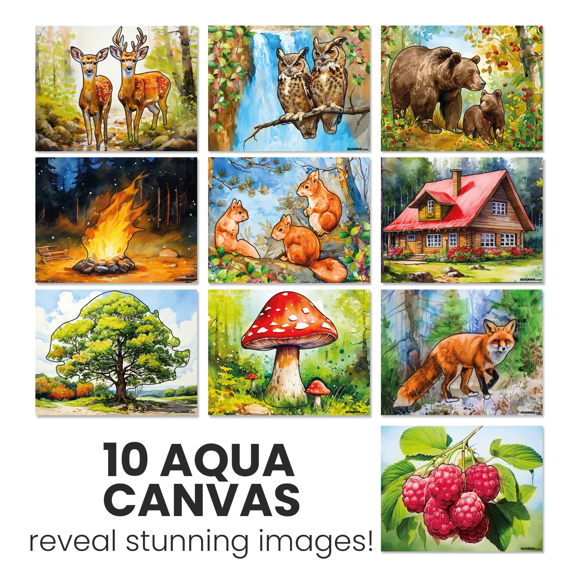 Water Painting Dementia Activities for Seniors | Forest - Image 3