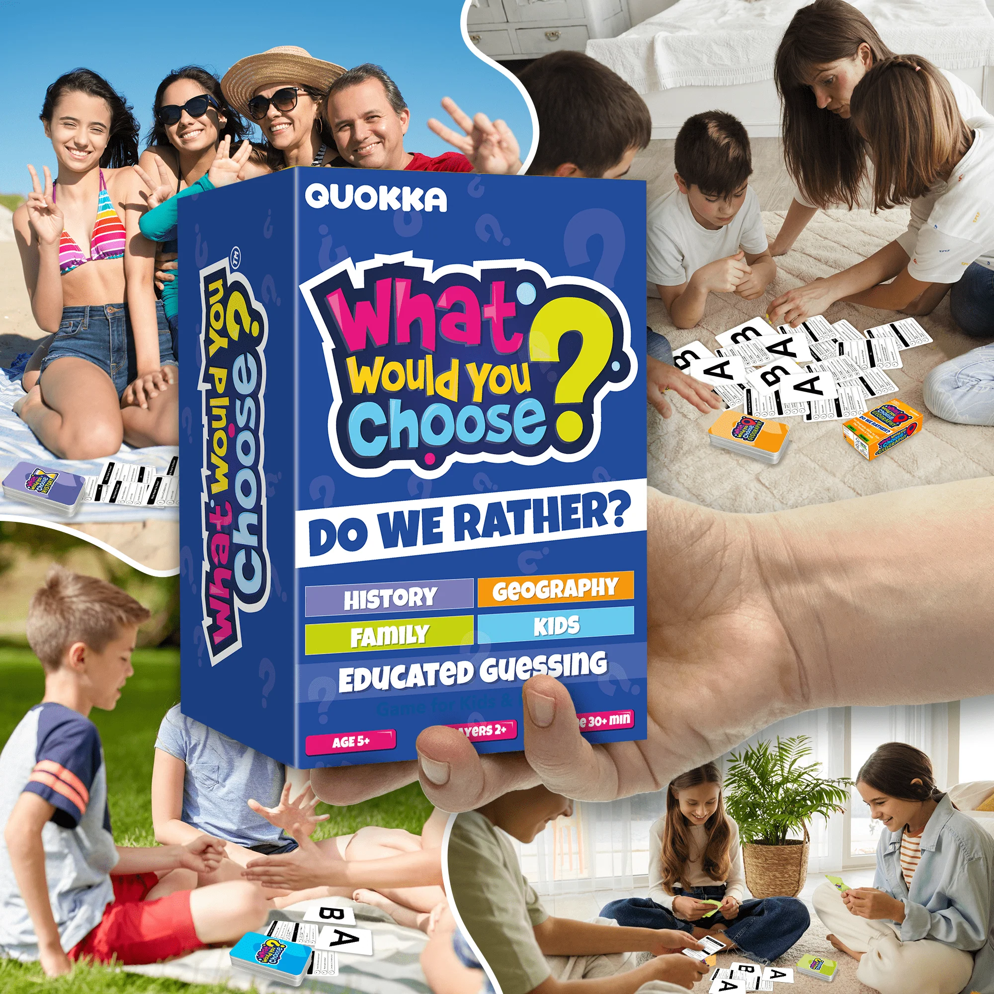 4 Set Trivia Card Game What Would You Choose for Kids - Image 6