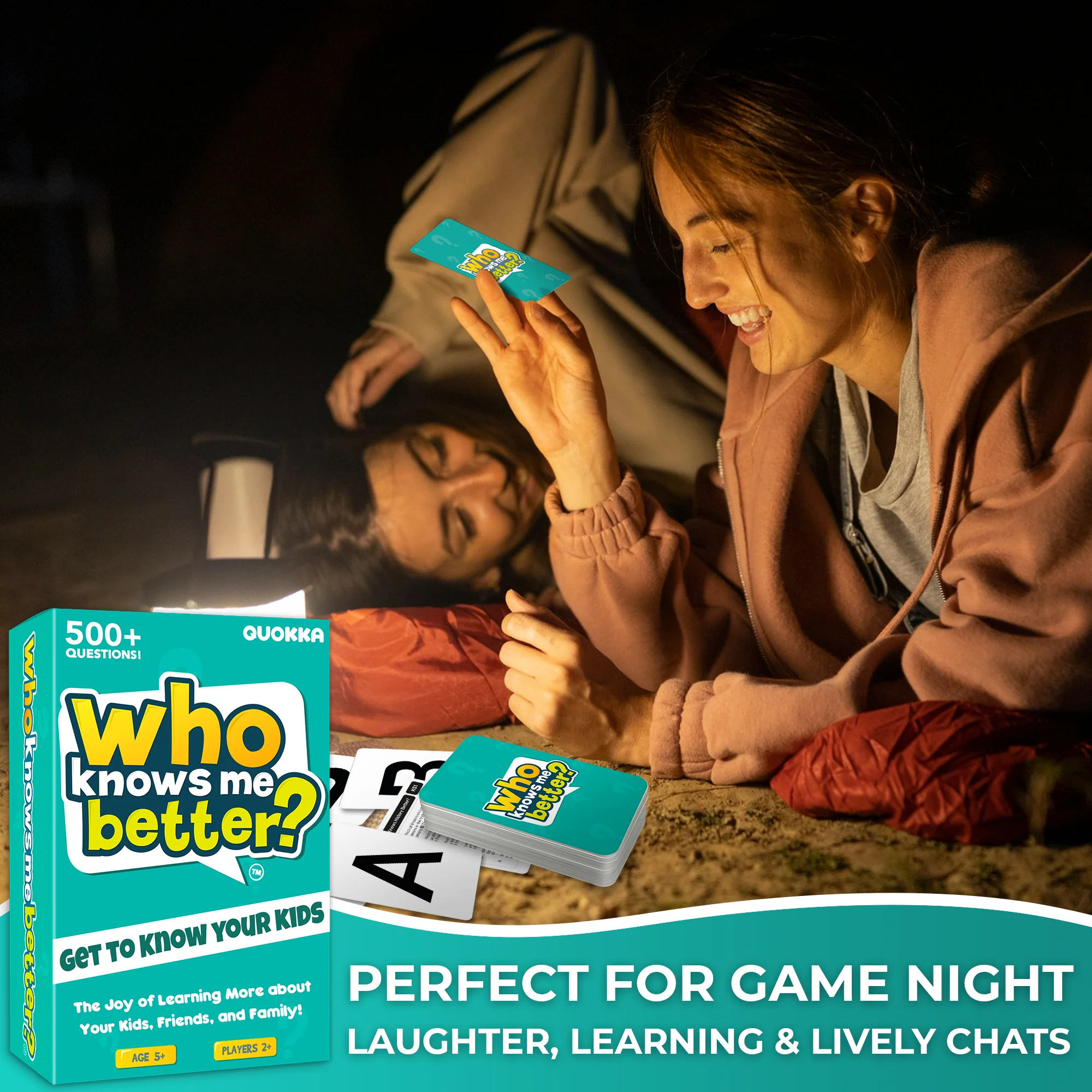Who Knows Me Better Kids & Family Card Quiz Game - Image 5
