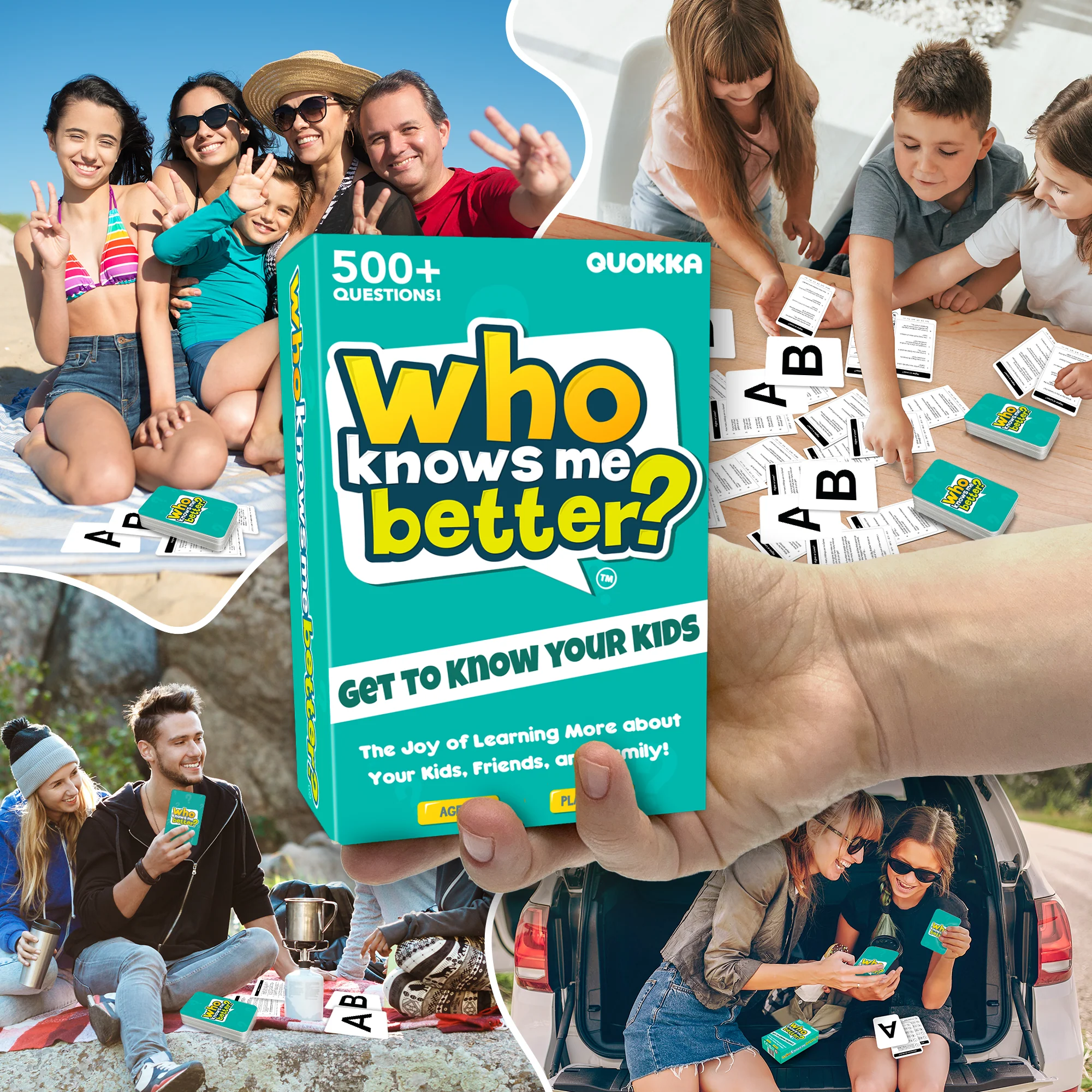 Who Knows Me Better Kids & Family Card Quiz Game - Image 6