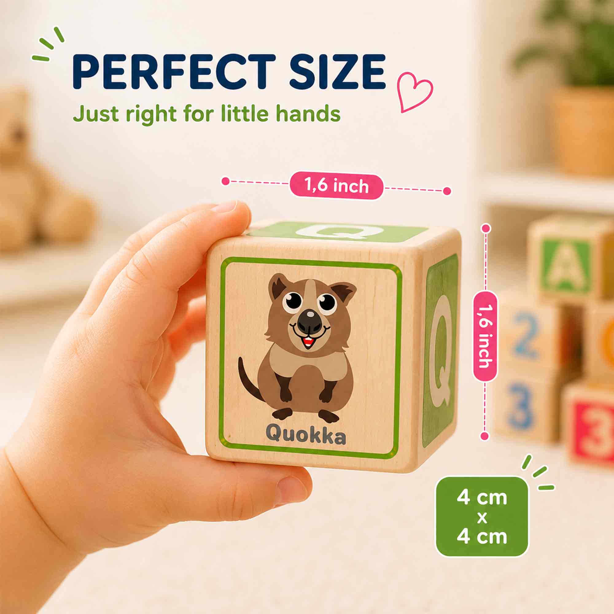 ABC Numbers Preschool Block Puzzles | Learning Toys - Image 4